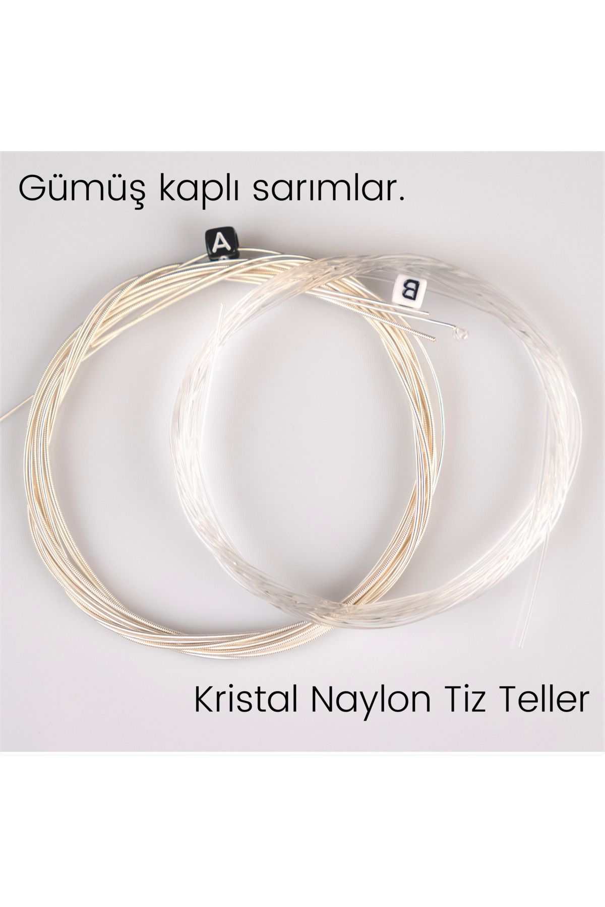 PİTBULL-Coated Series Classic Guitar String Set of 3 Hard Tension (String Winder 4 Pena Hat)Ccg Ht 3P Ssc 5