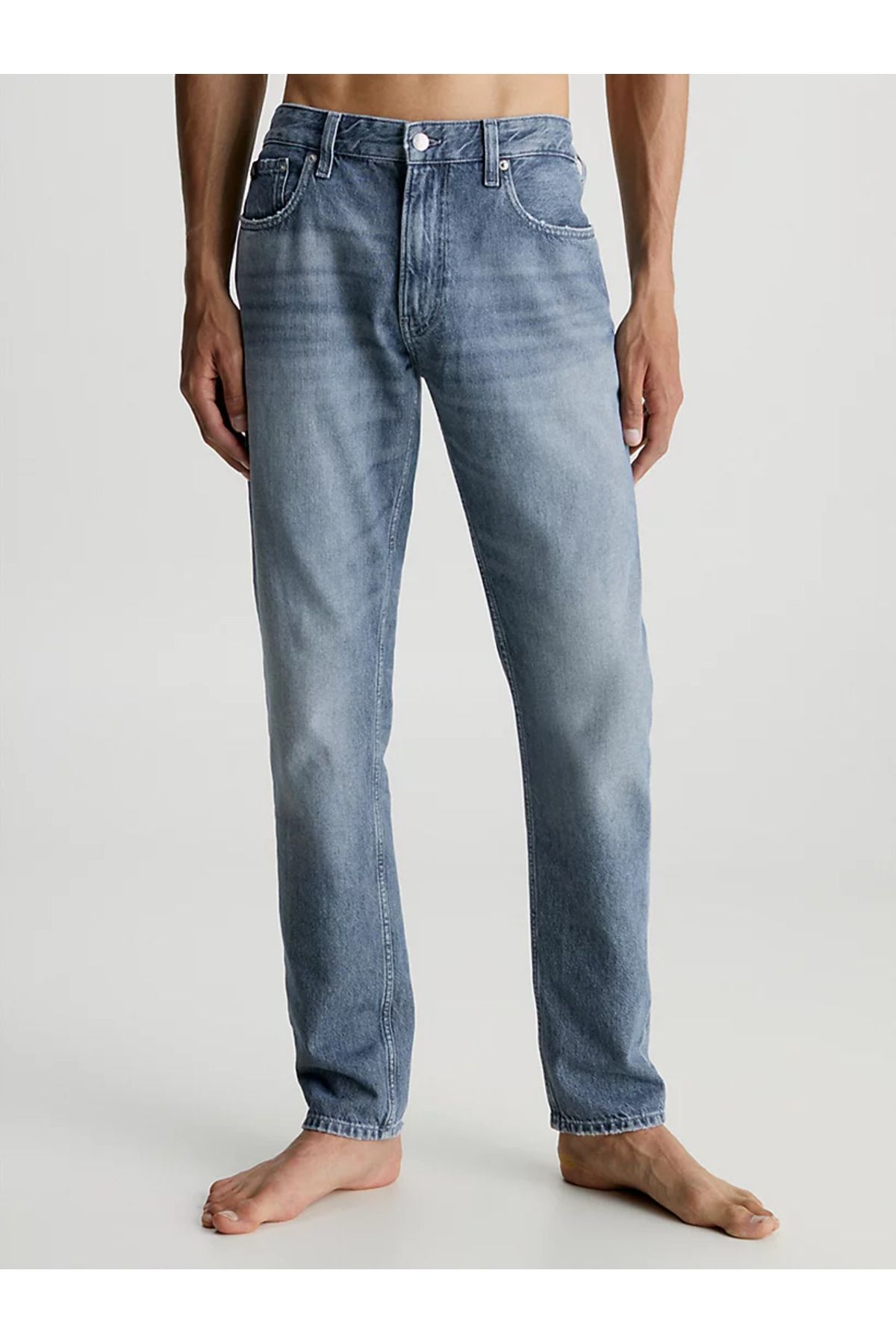 Calvin Klein پارچه جین مردانه معمولی مدل سنگی کمر راست J30J323883-1BZ