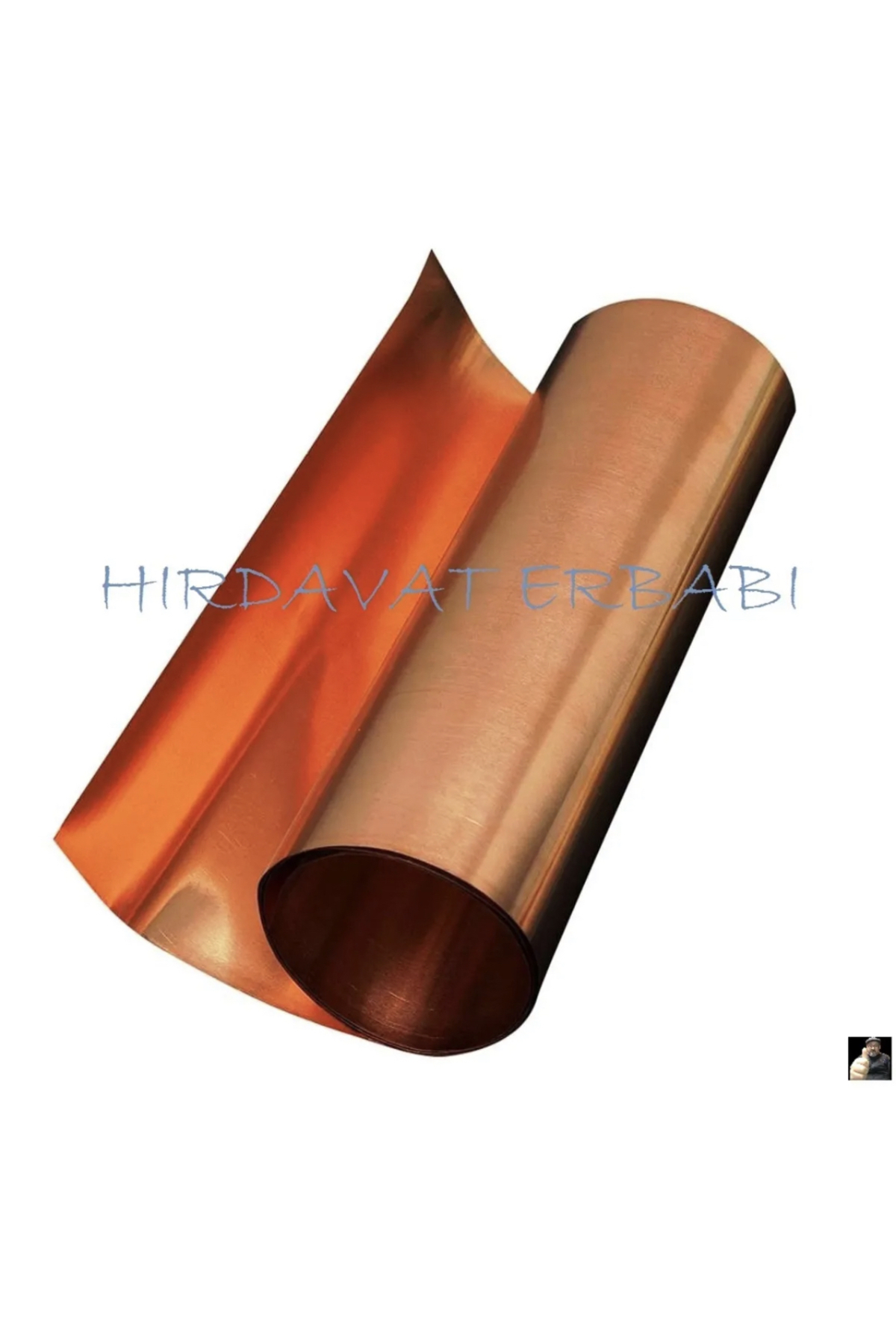HIRDAVAT ERBABI Bakır Levha 0.20x100x100 (KALINLIK 0,20MM EN-BOY 10CM DİR)