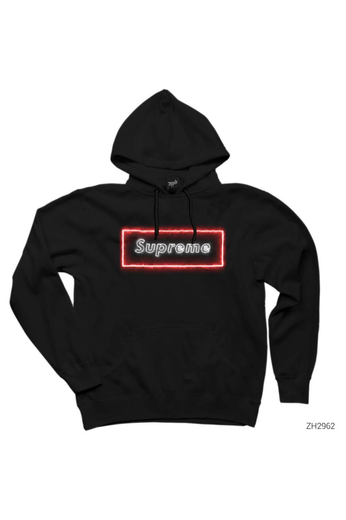 Supreme hoodie neon store
