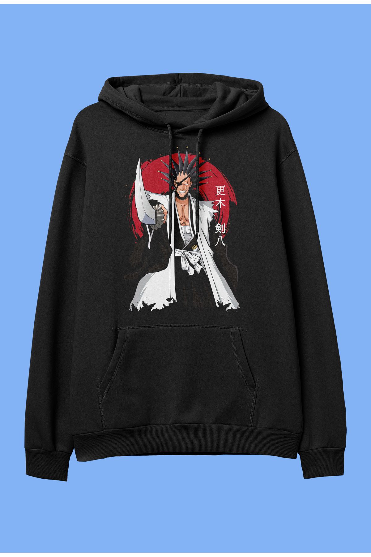 ZOKAWEAR Bleach Zaraki Kenpachi anime hooded sweatshirt hoodie