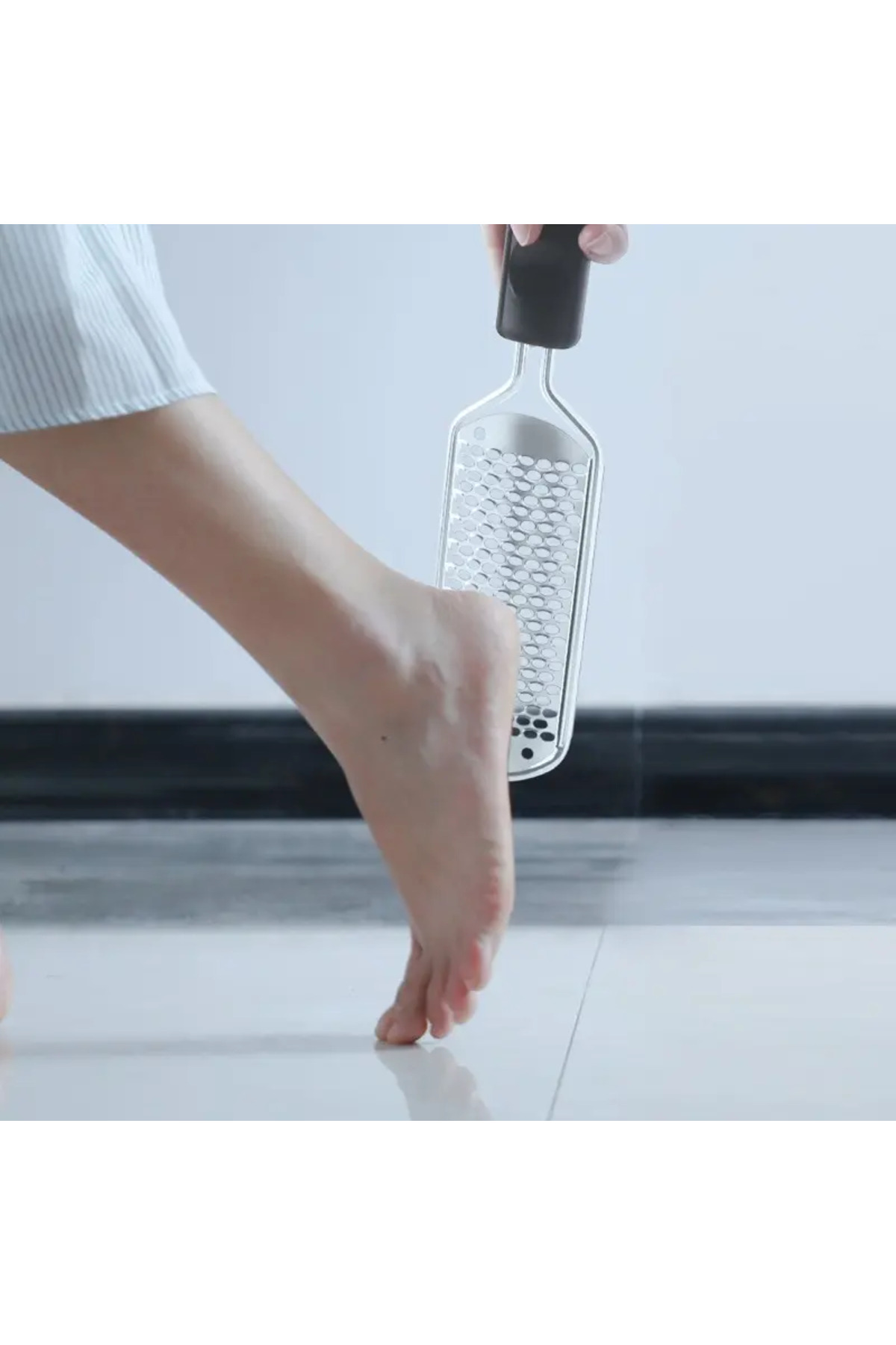 Dahaus Ayak Topuk Rendesi Geniş Ağızlı Deri Cila Inox Paslanmaz Çelik Törpü Rende Profesyonel XL72