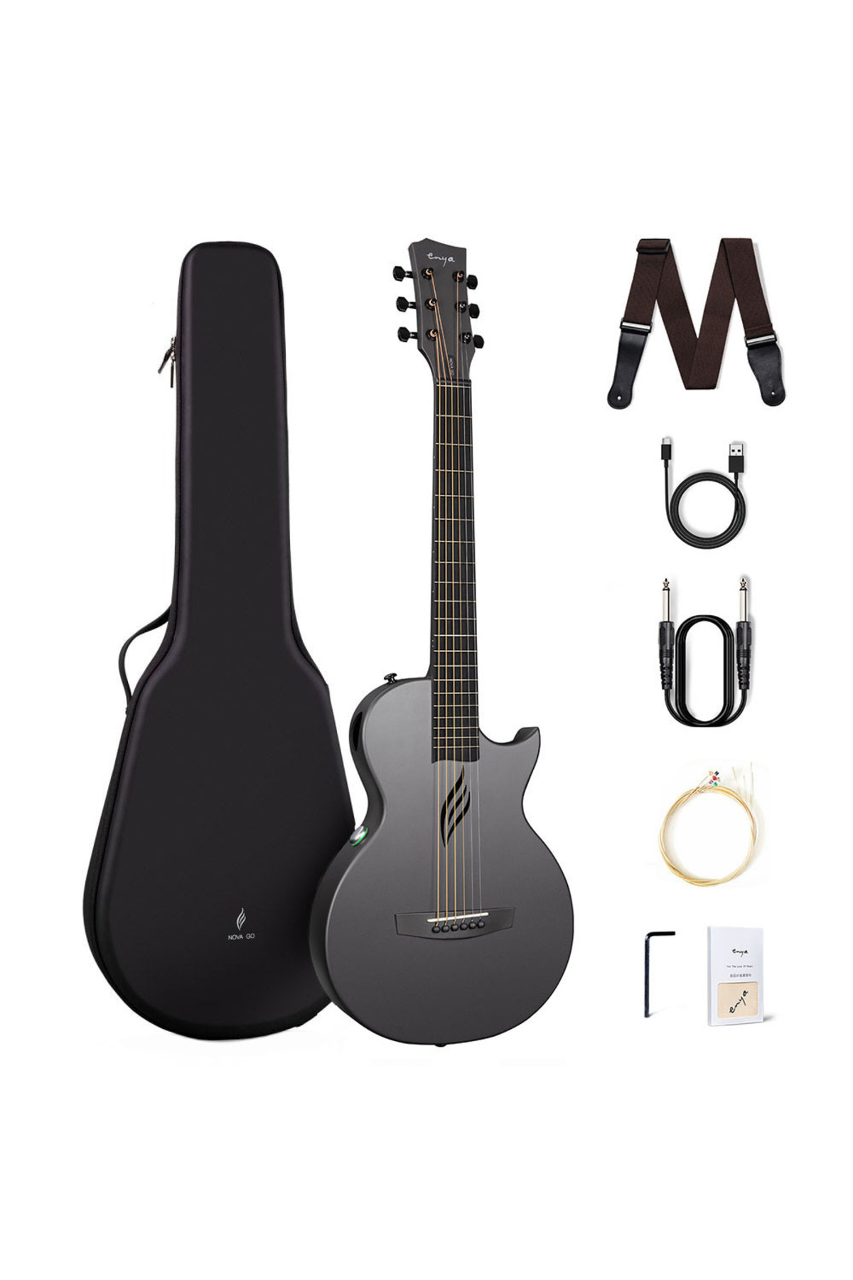 EnYa NOVA GO SP BK AcousticPlus® 2.0 Sistemli Siyah Elektro