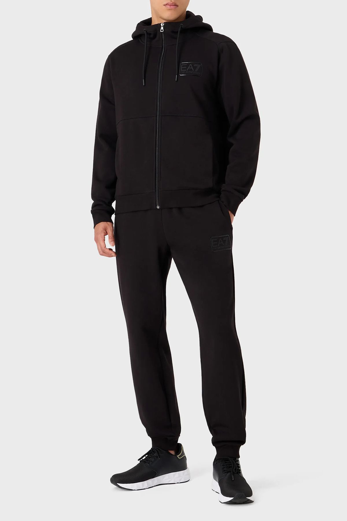EA7 Cotton Regular Fit Hooded Tracksuit Set Men s TRACKSUIT 6RPV68 PJ07Z 1200