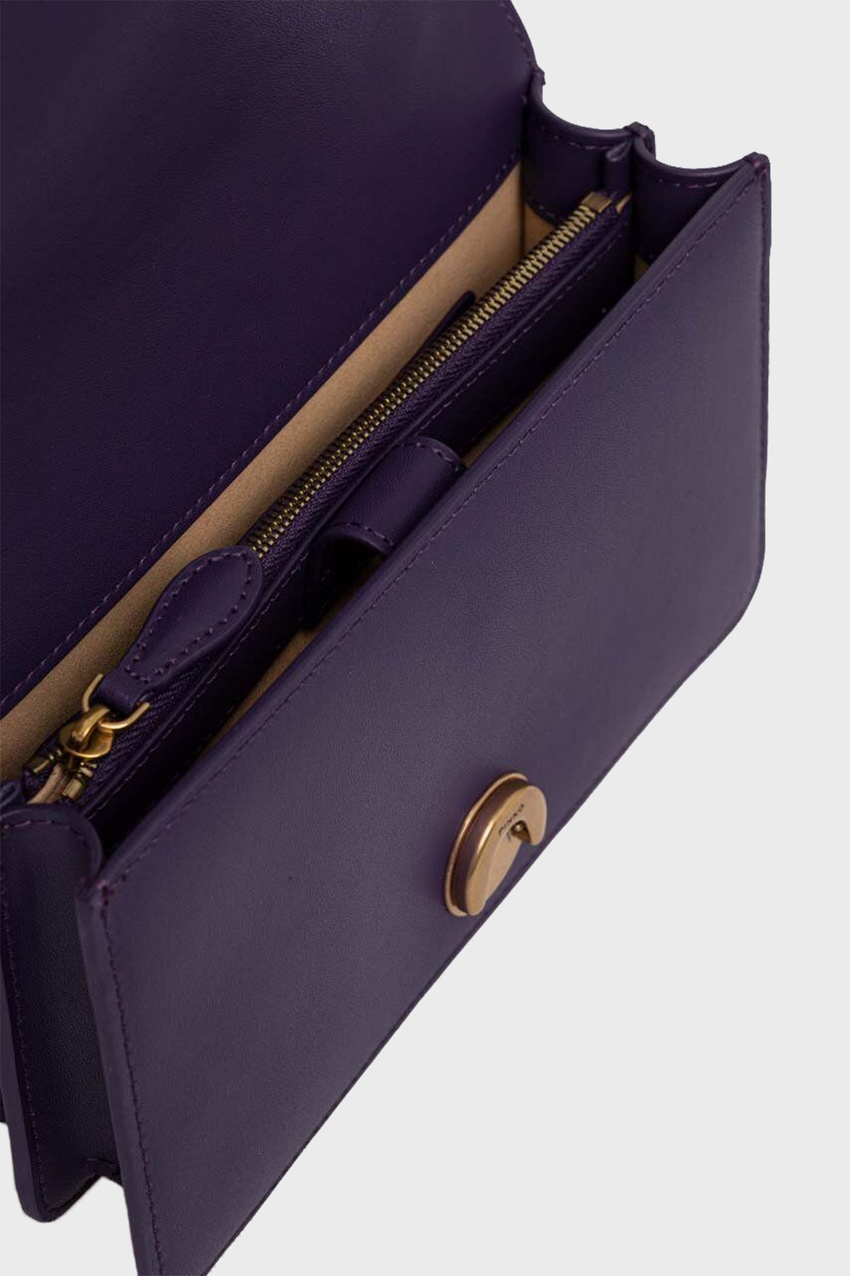 P NKO Pinko Genuine Leather Chain Shoulder Strap Bag BAG 100074