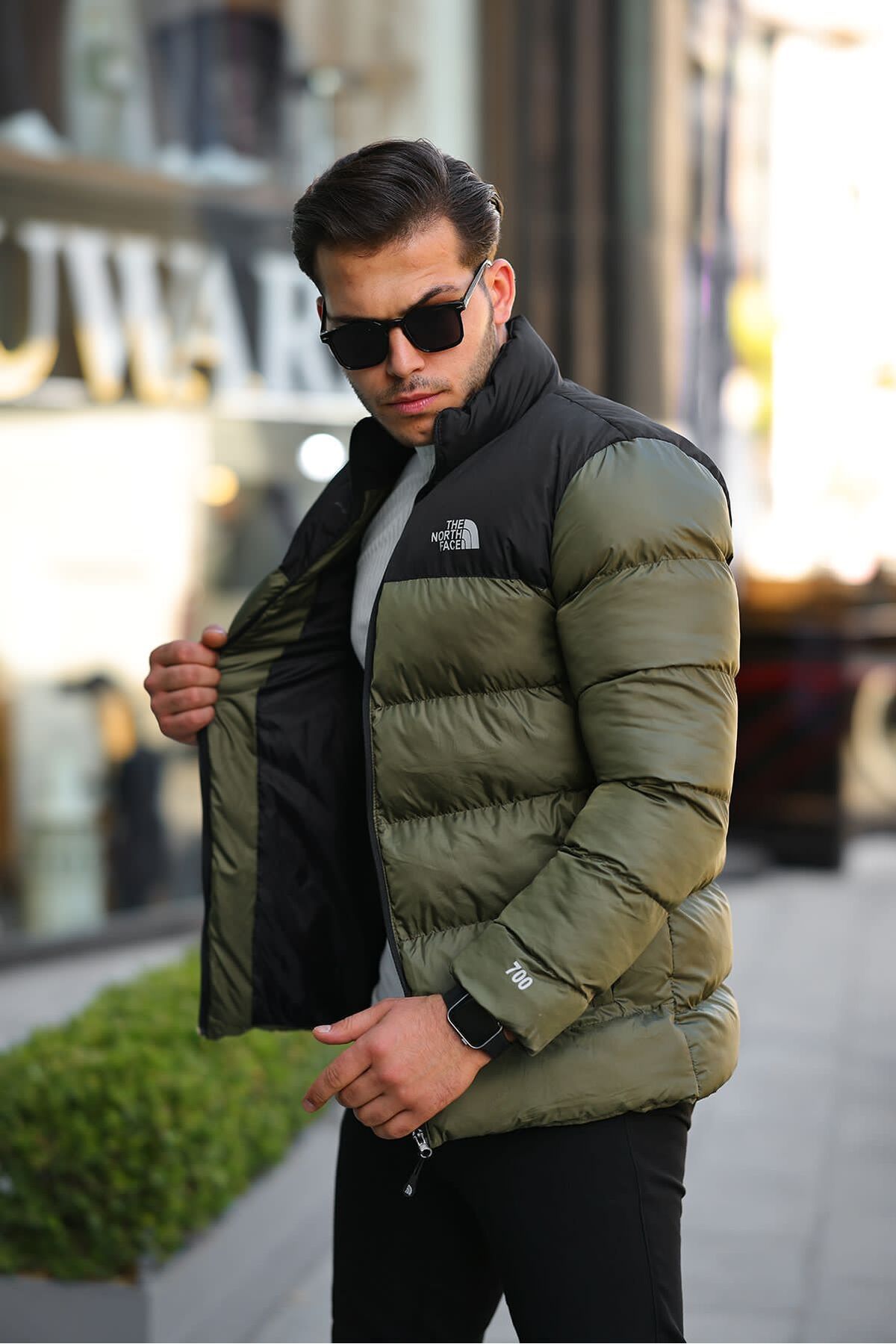 Cavidann Winter Jacket Khaki Slim fit Trendyol