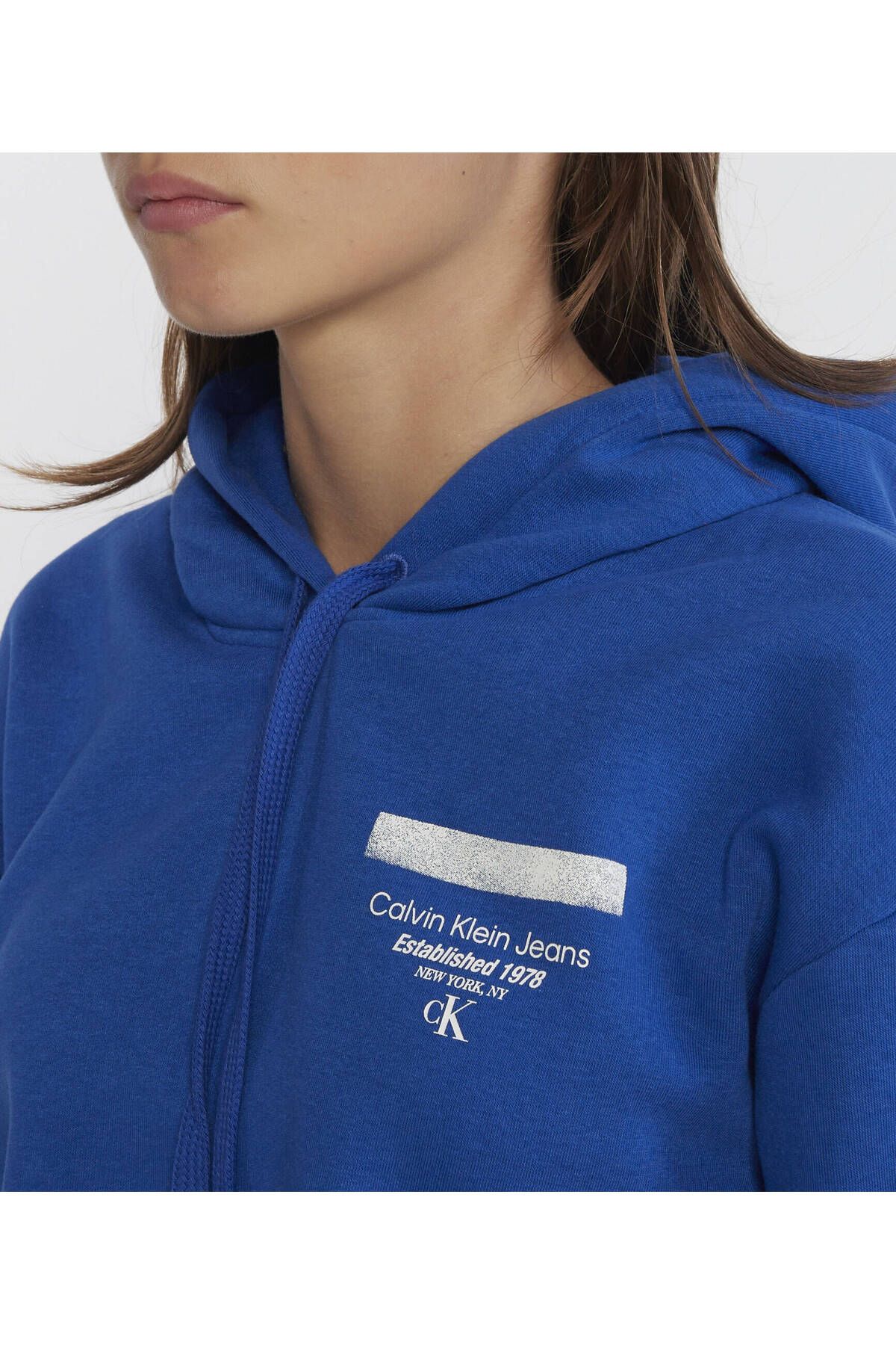Navy blue calvin klein hoodie new arrivals