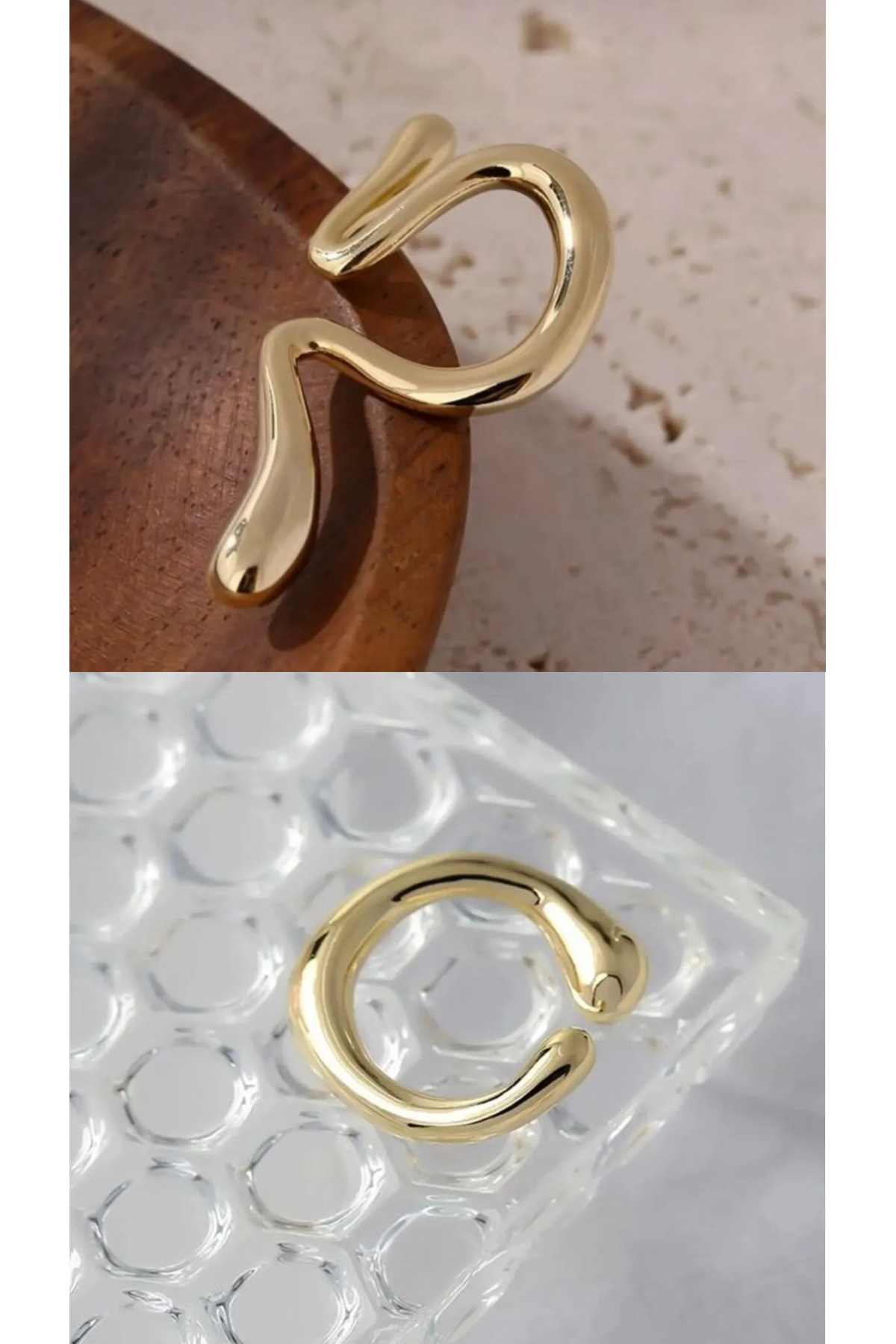 2'li Kıkırdak Küpe Earcuff Küpe
