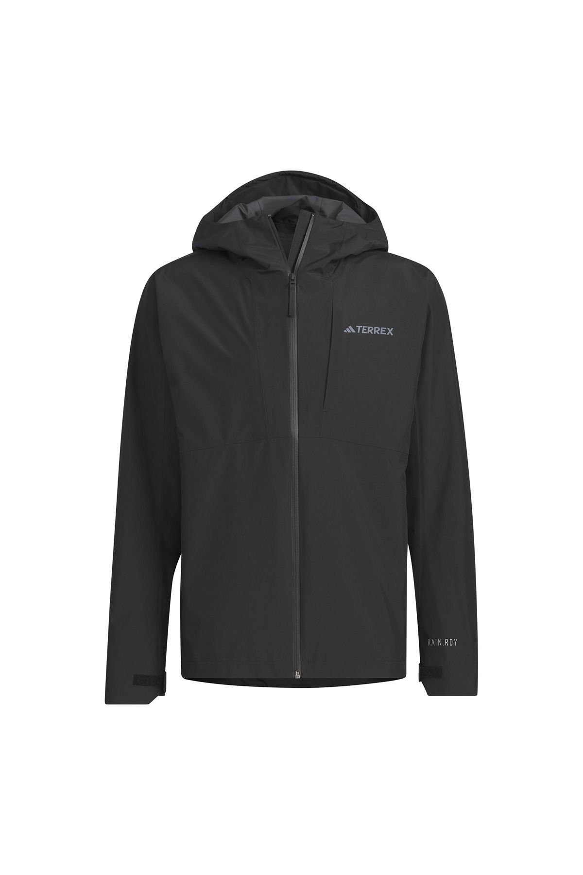 Adidas mens rain jacket black best sale