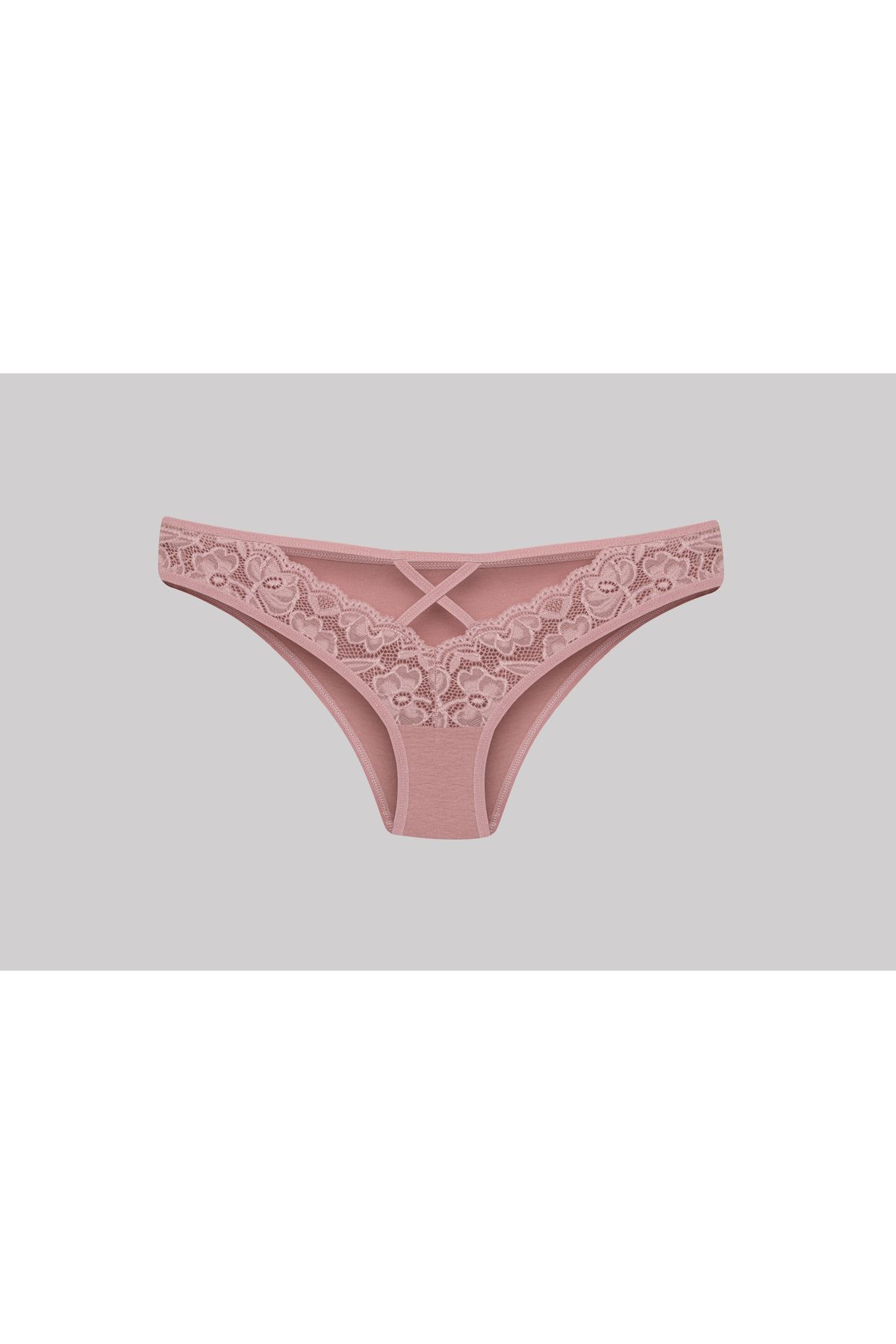 Ramior-SET RAMİOR 5 BUCĂȚI PANTALONI DE BUMBAC DETALĂȚI DE DANTELĂ ÎN FAȚĂ (ROSU-ALB-ALBASTRU ÎNCHIS-PUDRĂ-TRAndafir USCAT) 8