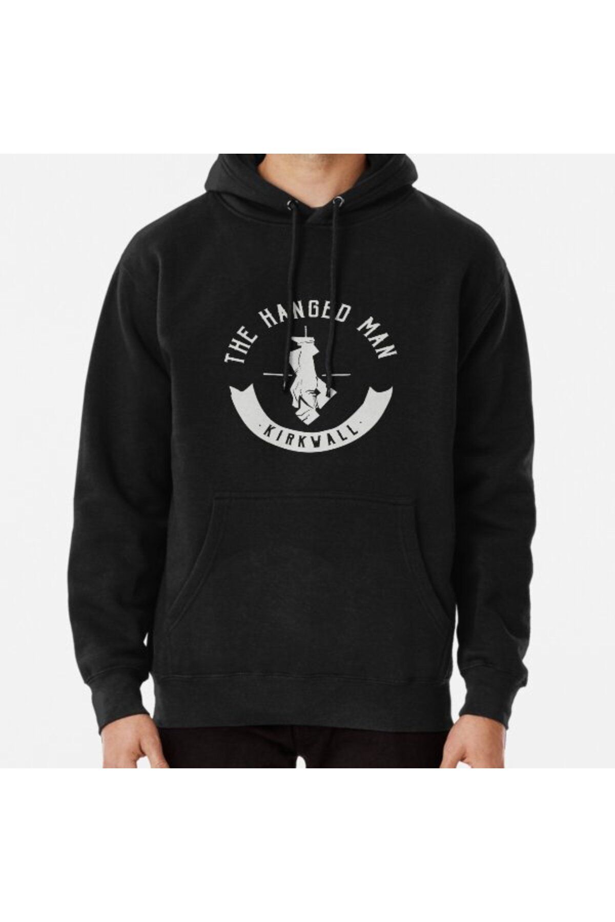 ZOKAWEAR The Hanged Man Pub Logo Dragon Age 2 White Logo Printed