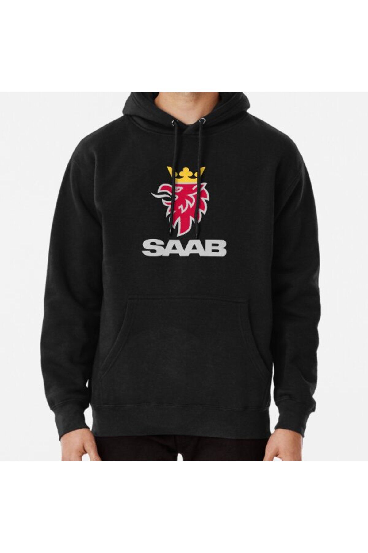 ZOKAWEAR Saab logo products Printed Sweatshirt Hoodie Trendyol