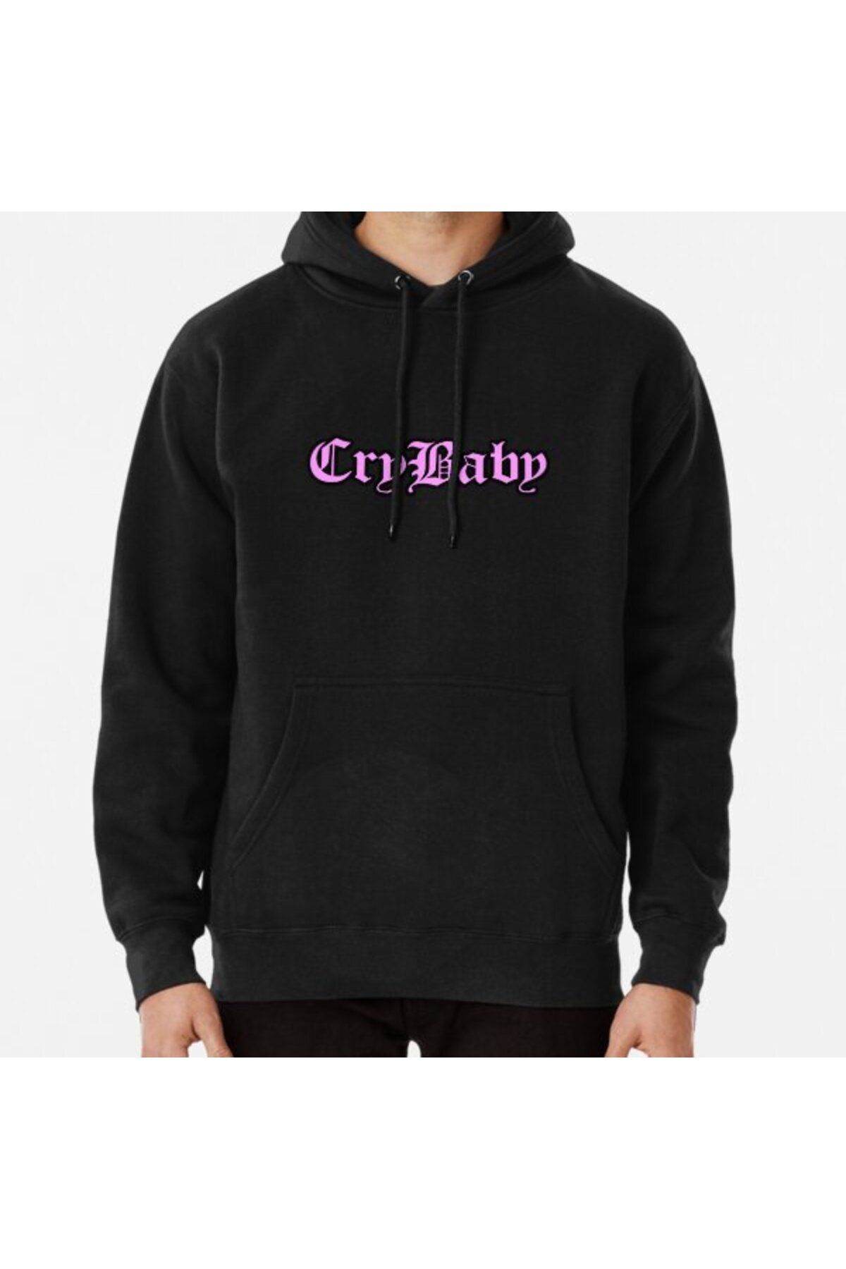 Pink crybaby hoodie sales