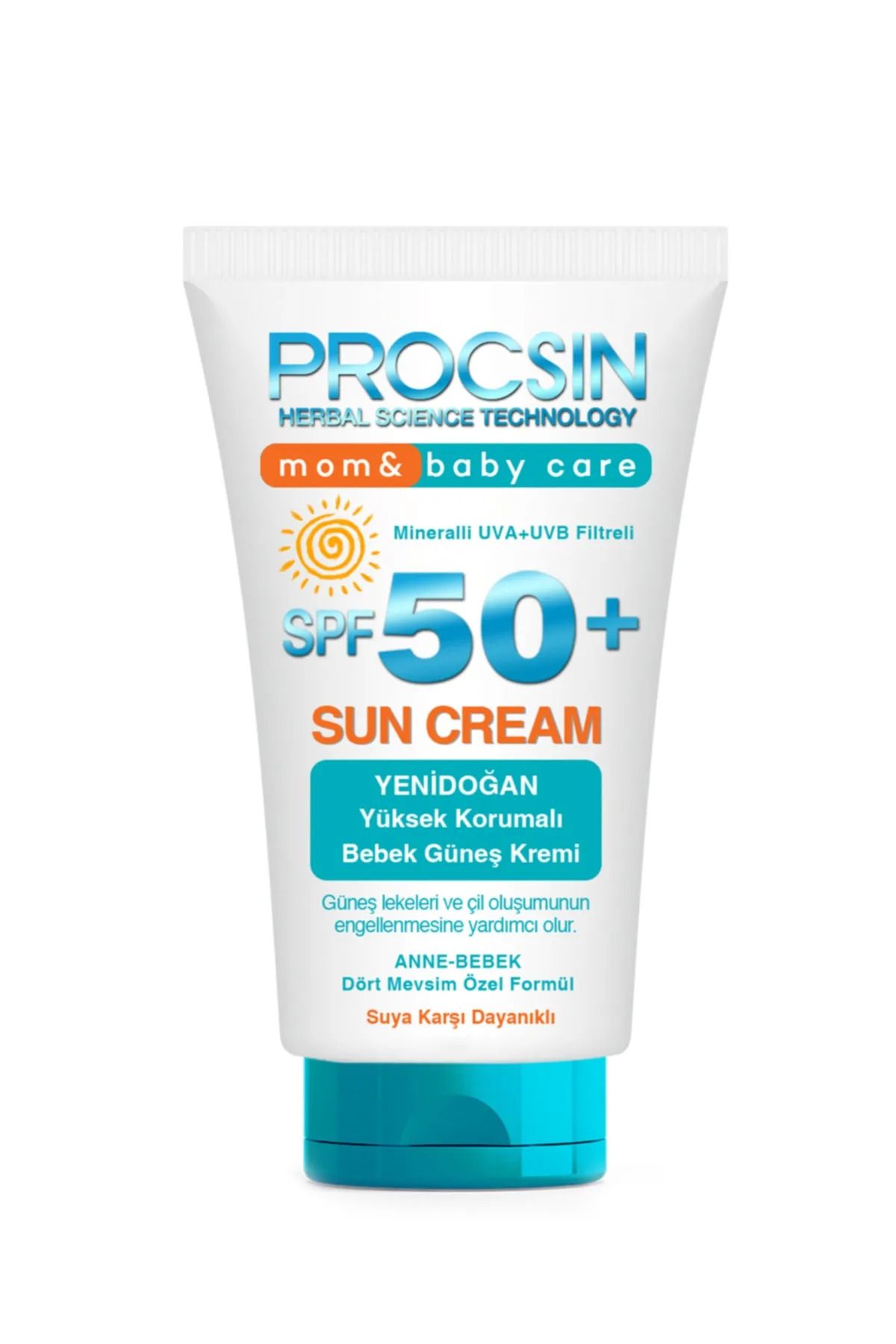 PROCSIN کرم ضد آفتاب کودک و نوزاد SPF50+ ضد آفتاب سوختگی 50 میل