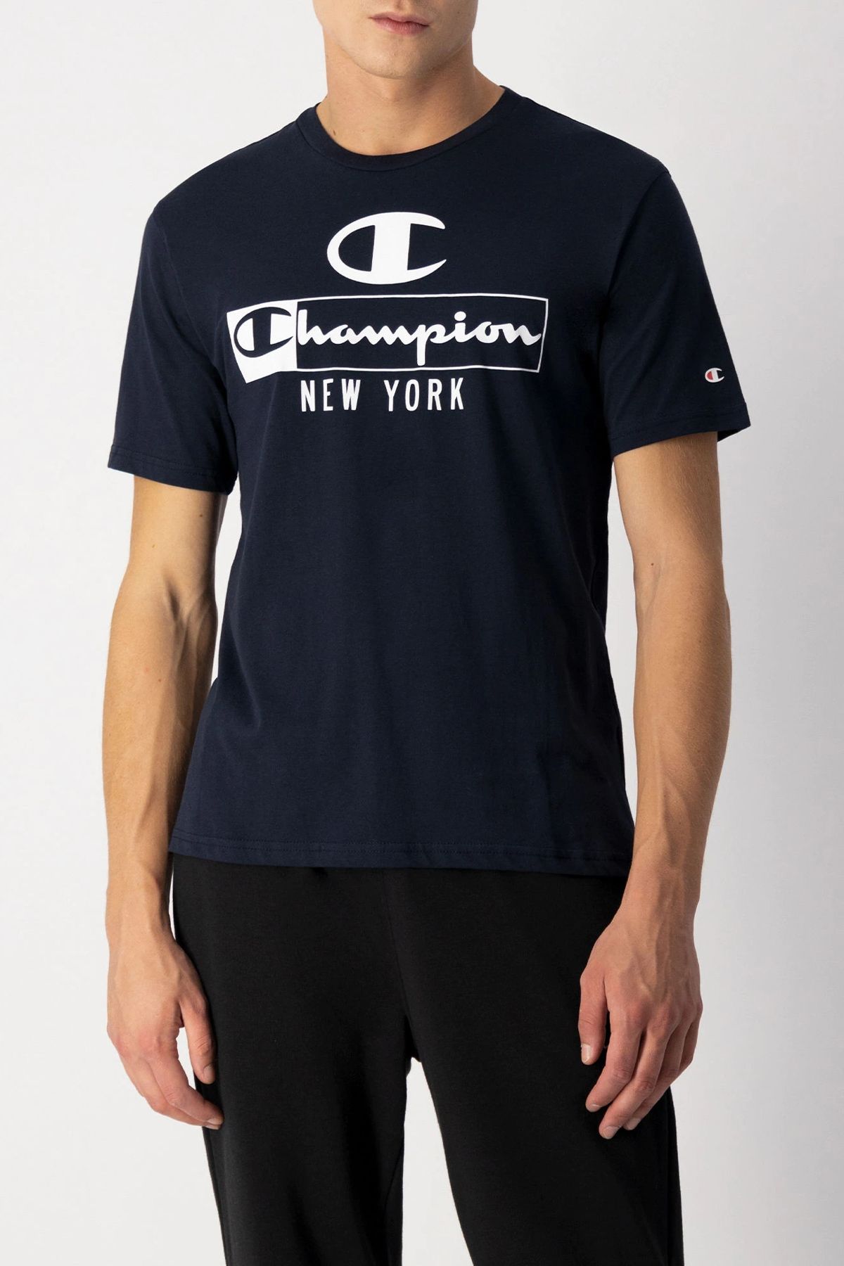 Trendyol BLAU NAVY Herren - Champion T-Shirt