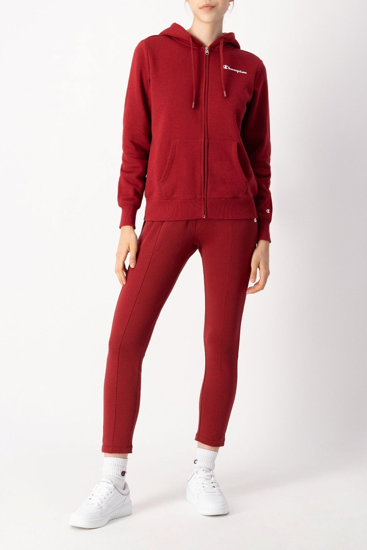 Champion sweatsuit cheap womens red