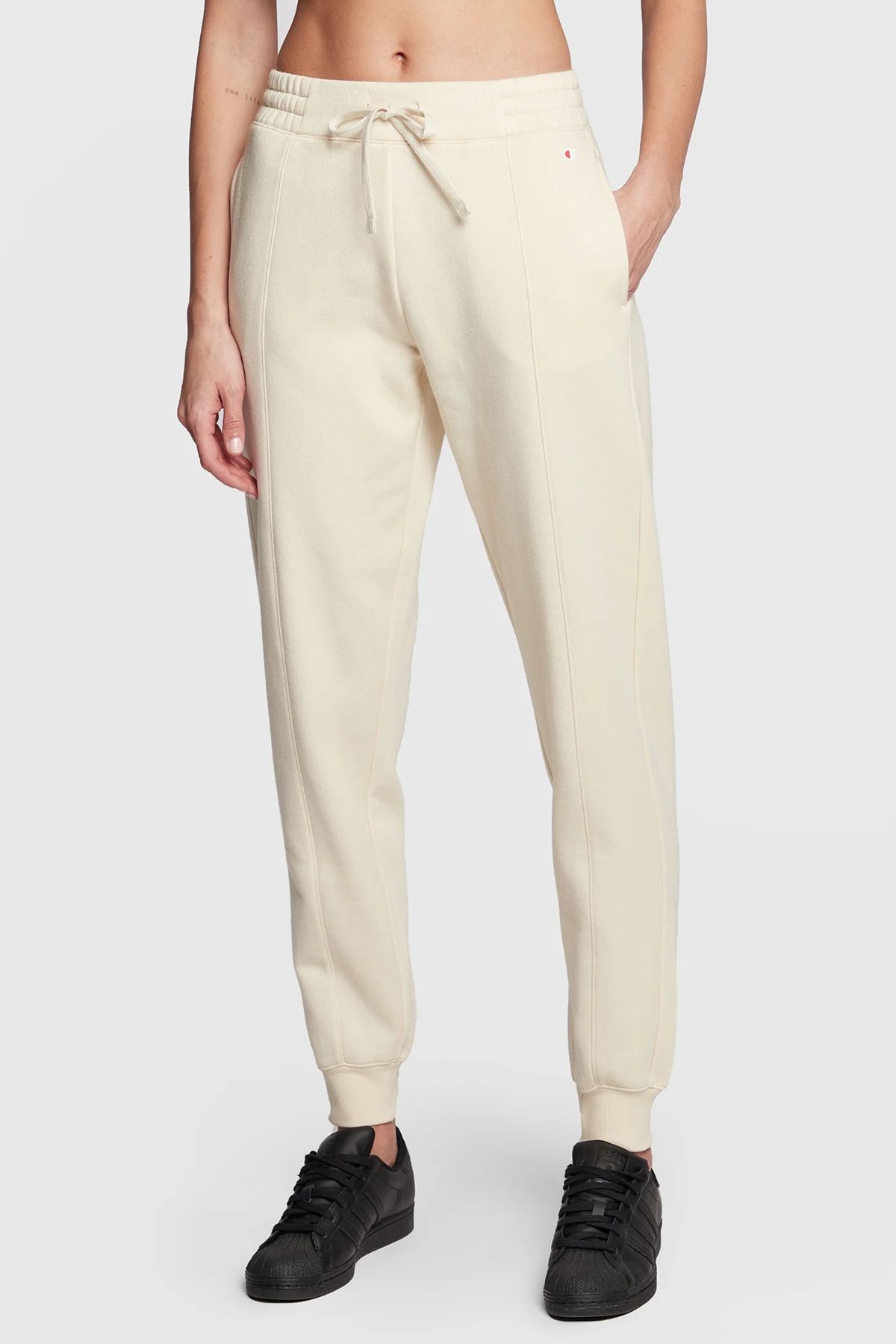 Beige champion sweatpants new arrivals