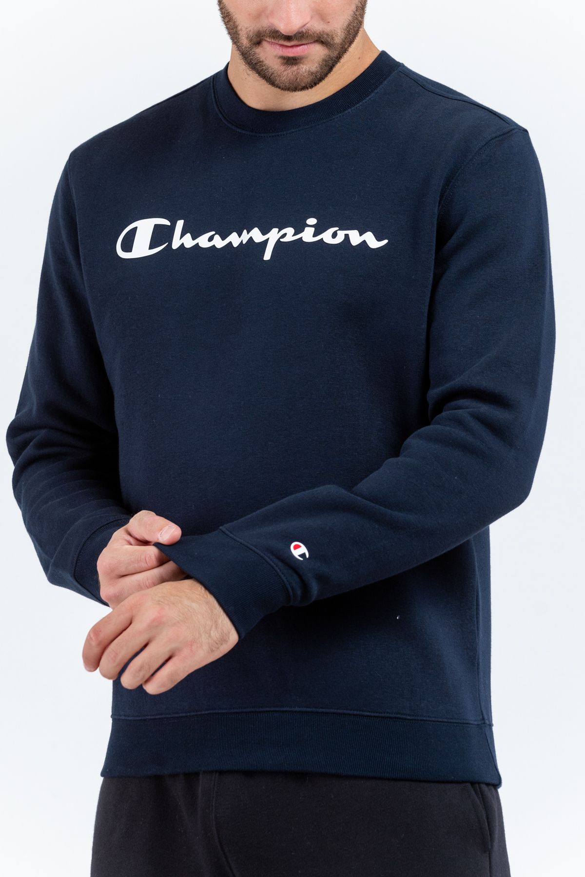 Champion sweatsuit navy discount