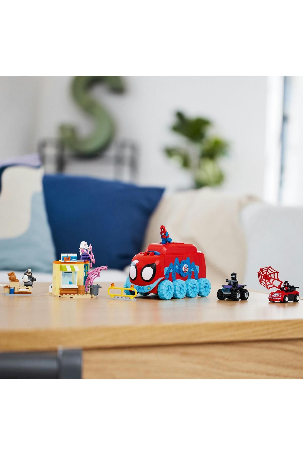 ست ساختنی ® LEGO® Marvel موبایل کارگاه تیم Spidey - اسباب بازی ساختنی برای کودکان 4 سال به بالا (187 قطعه) LEGO