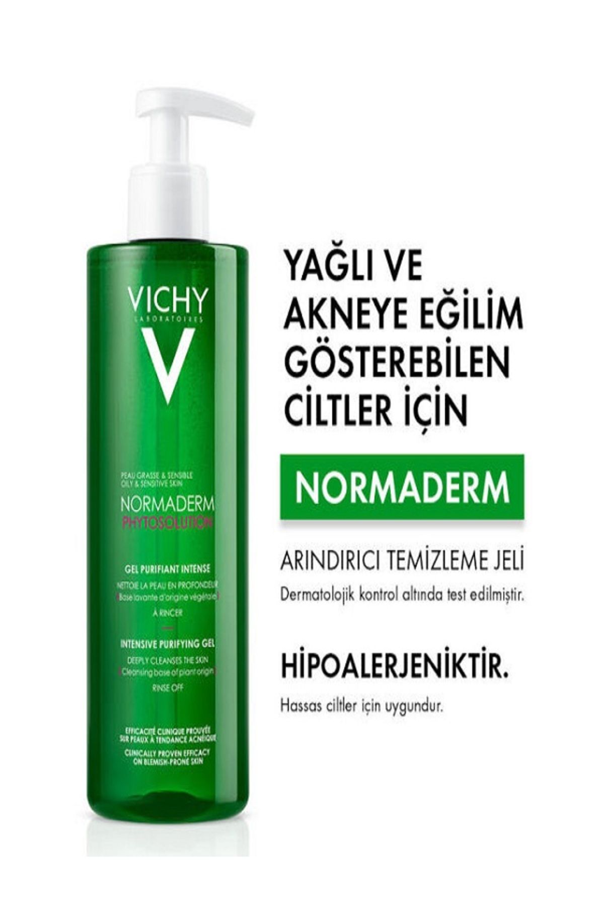 Vichy-Normaderm Phytosolution Intensive Purifying Gel 400ml 2