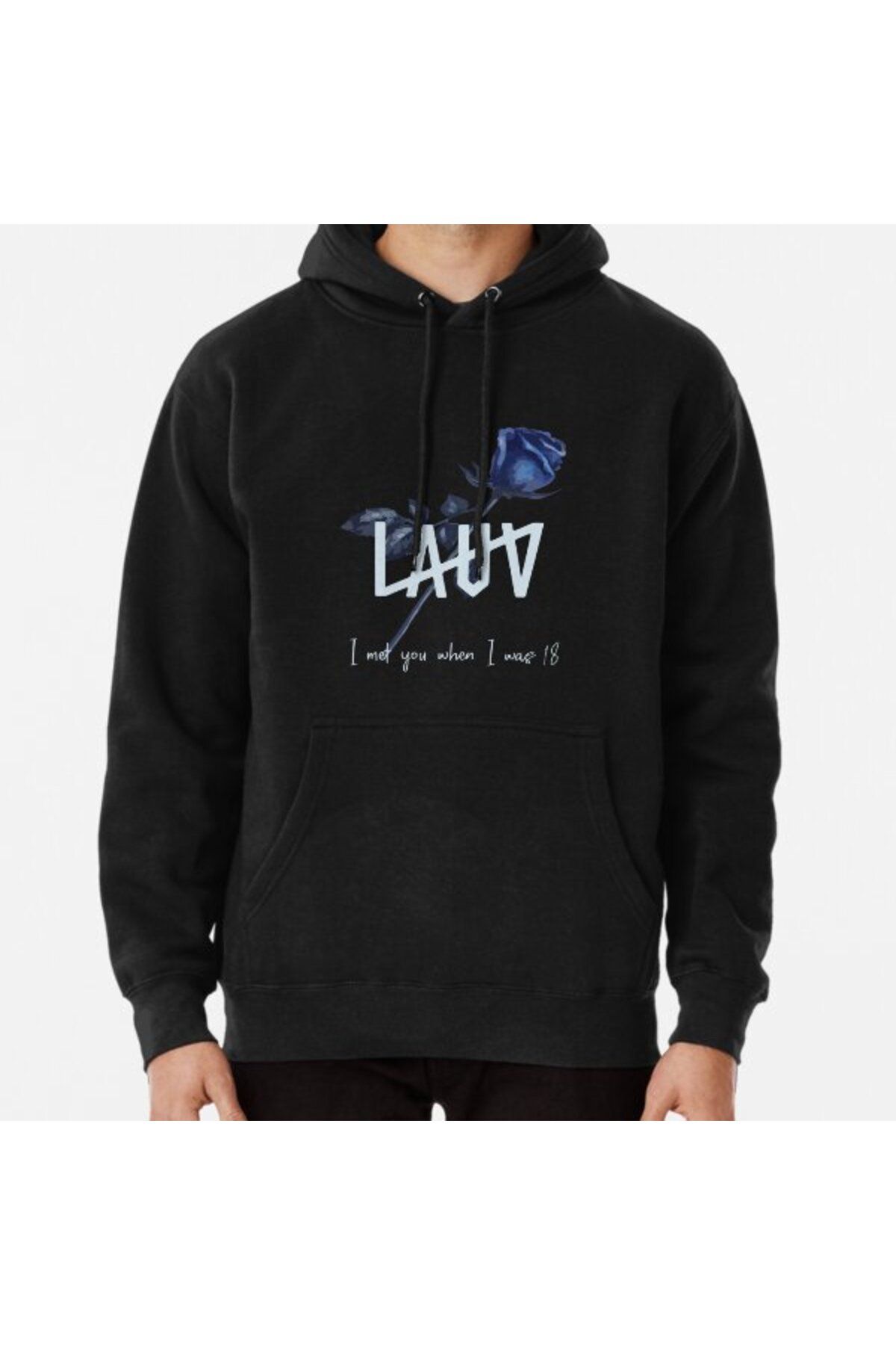 ZOKAWEAR Lauv I met you when I was 18 Printed Sweatshirt Hoodie