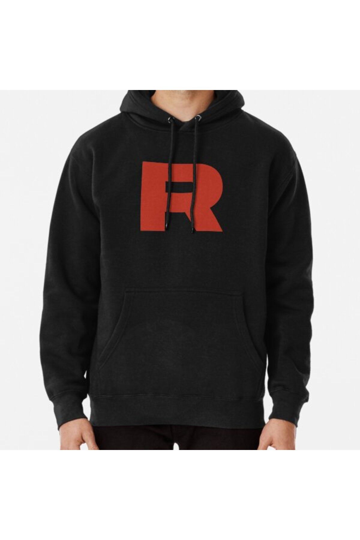 ZOKAWEAR Team Rocket Printed Sweatshirt Hoodie Trendyol