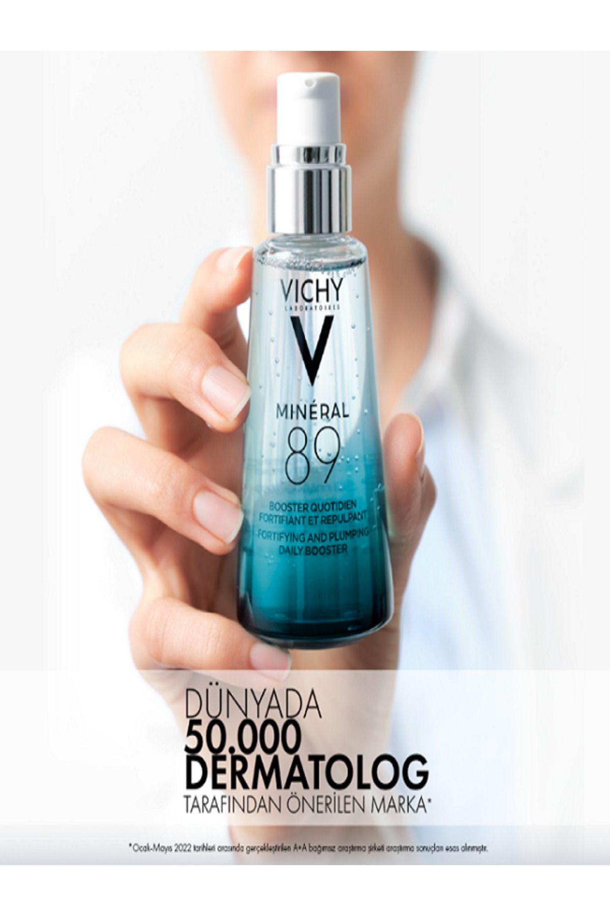 Vichy سرم آب معدنی با ۸۹٪ آب معدنی و اسید هیالورونیک ۵۰ میلی لیتر