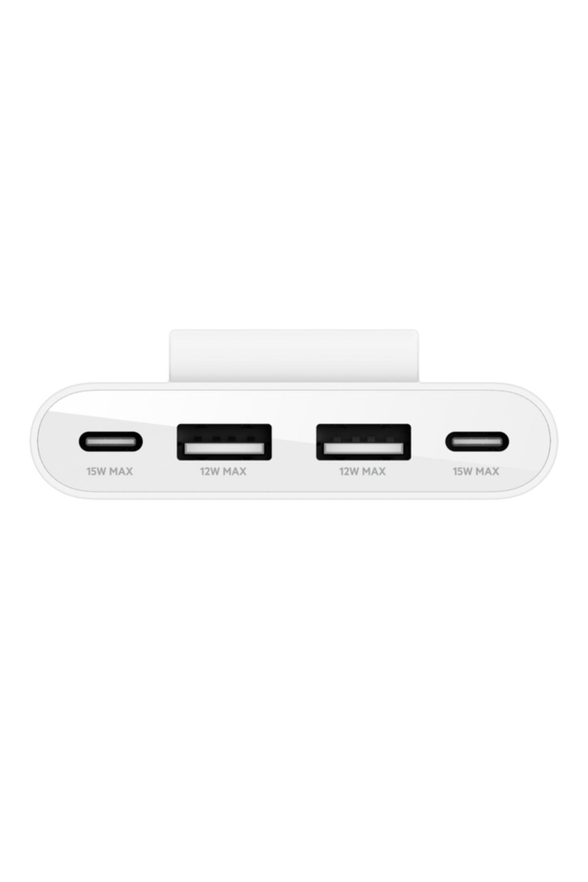 Belkin-4 Port Usb Hub Multiplier / 2x Type-c 2x Type A - White (For SINGLE CHARGING) 5