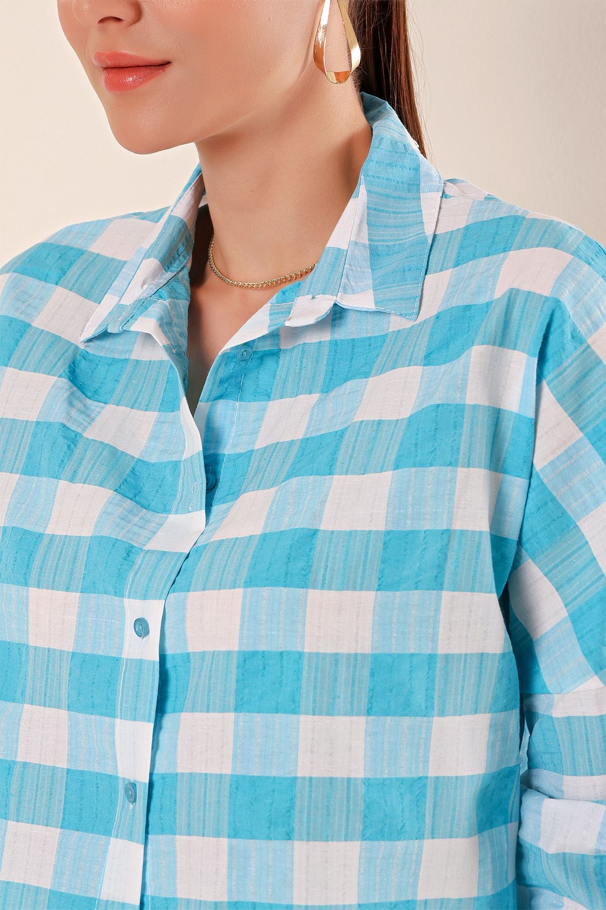 Bigdart پیراهن پایه بلند سایز 3900 - E. آبی