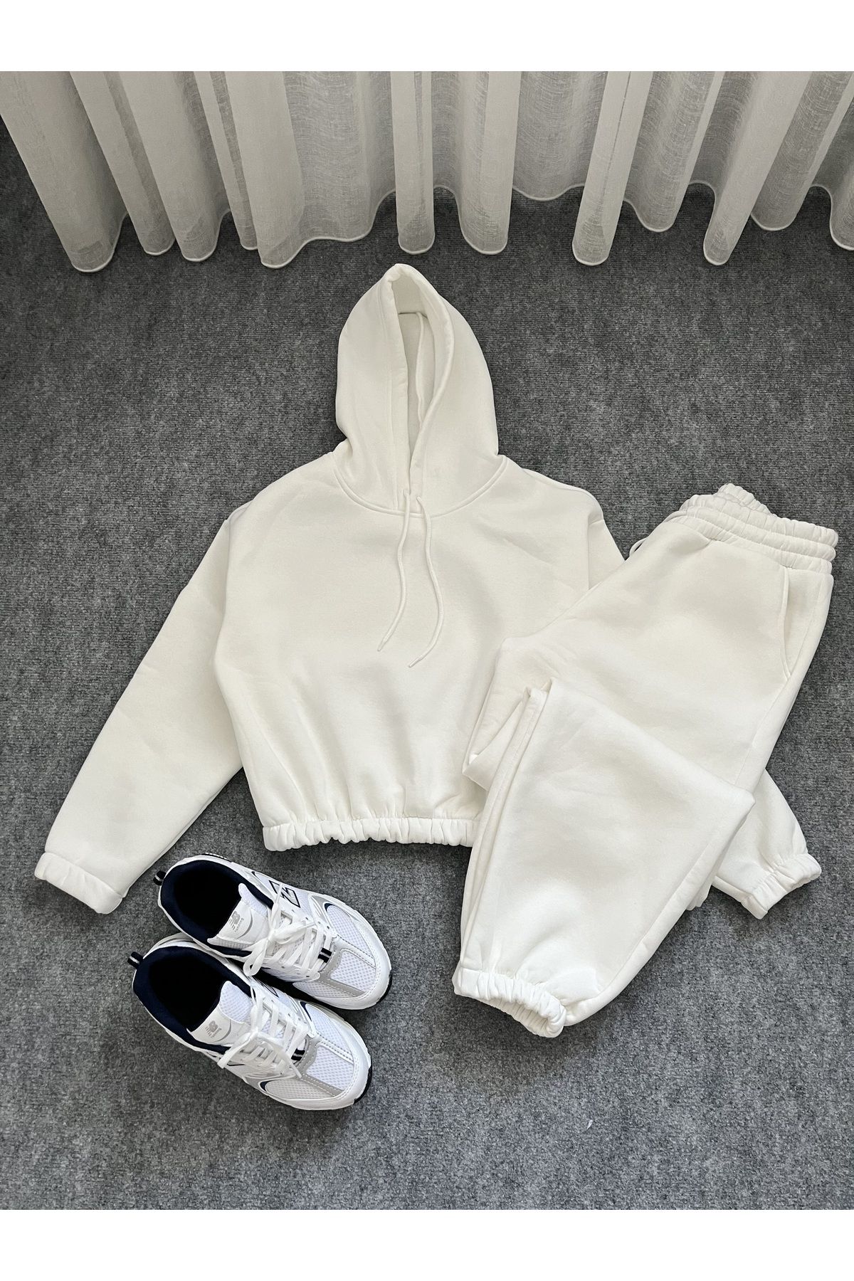 Full white tracksuit 2025