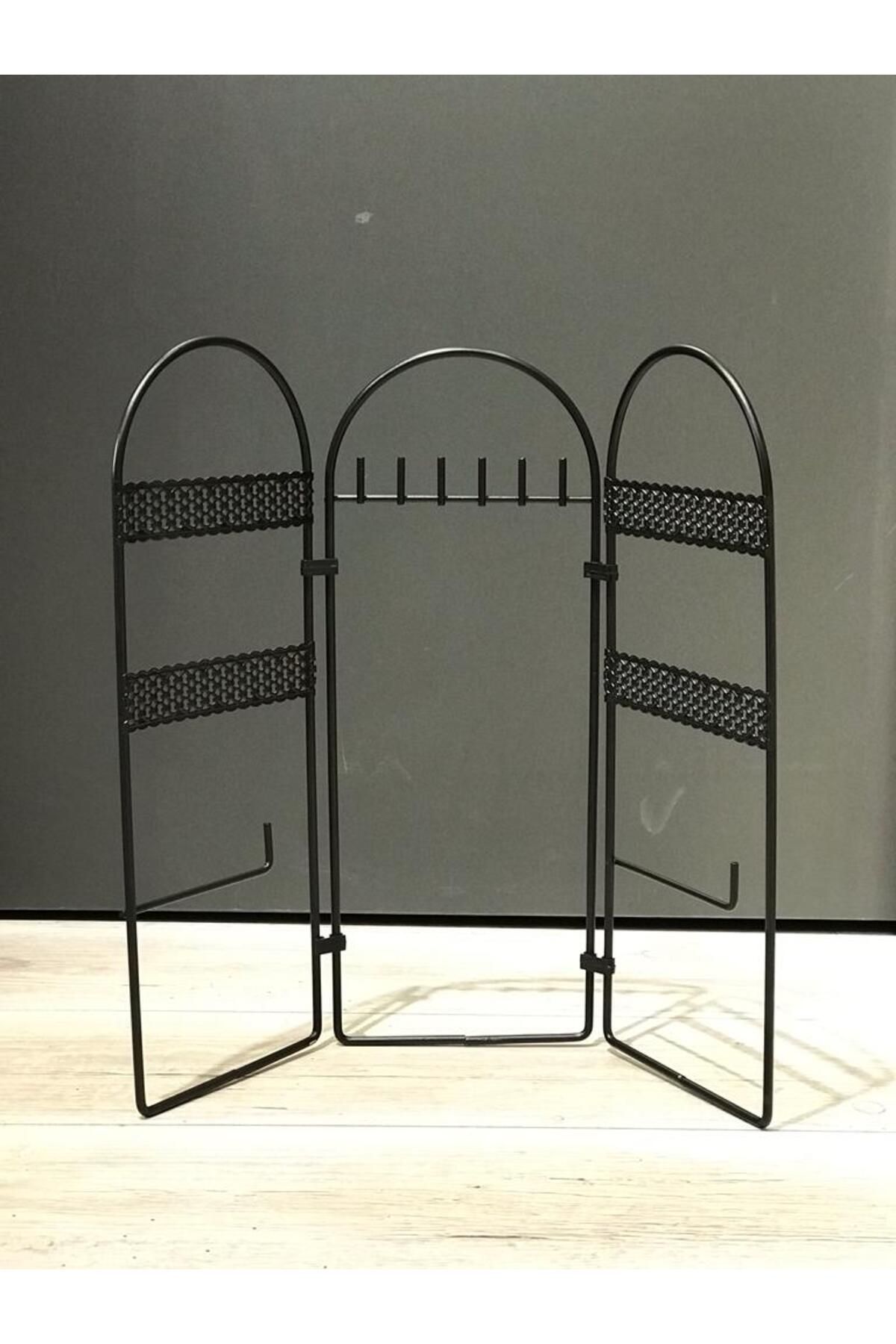 Bayev-Metal Jewelry Organizer Earring Organizer Decorative Jewelry Stand 3 Pieces Necklace Ring Earring Rack 4