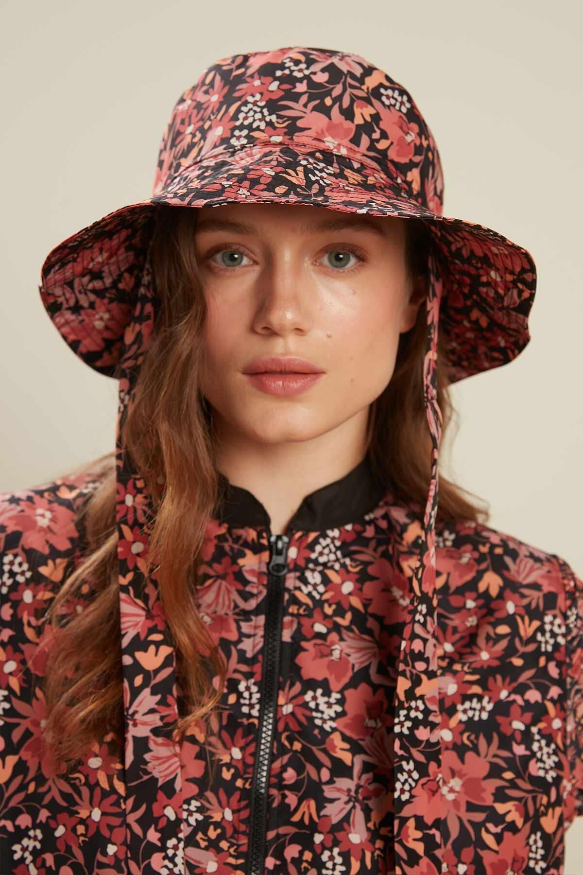 Manuka-TIE BUCKET KLOBOUK RETRO KVĚTINA 6