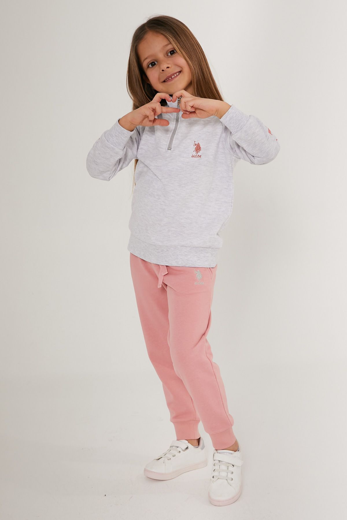 Pink best sale polo sweatsuit