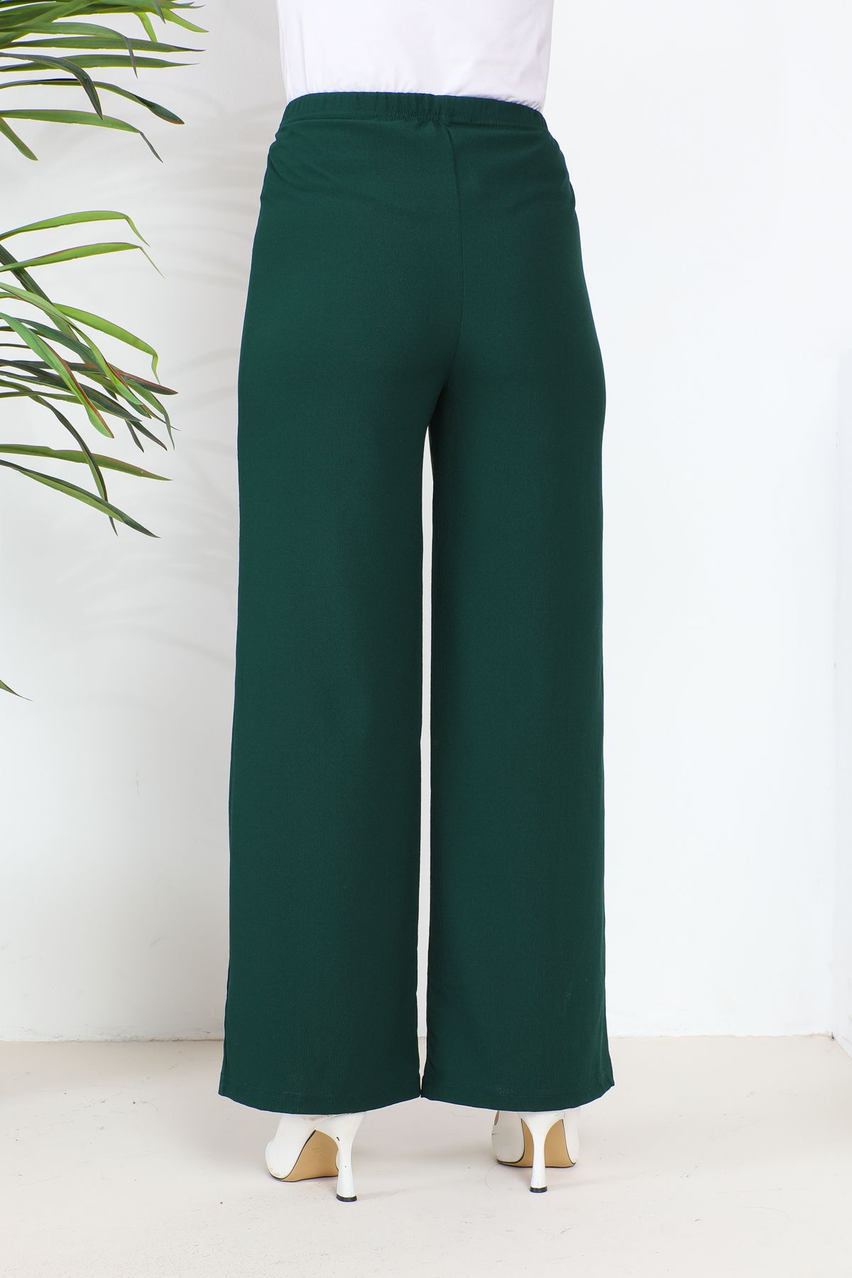 MARFİM-ELASTIC WAIST CREPE PANTS 5