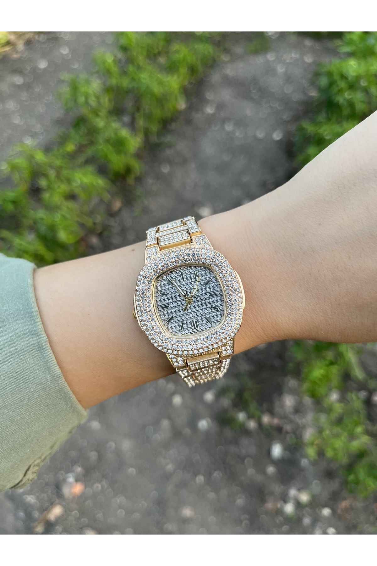 CLUPPOLOON  TAŞLI ZİRKON KADIN KOL SAATİ - Görsel 2