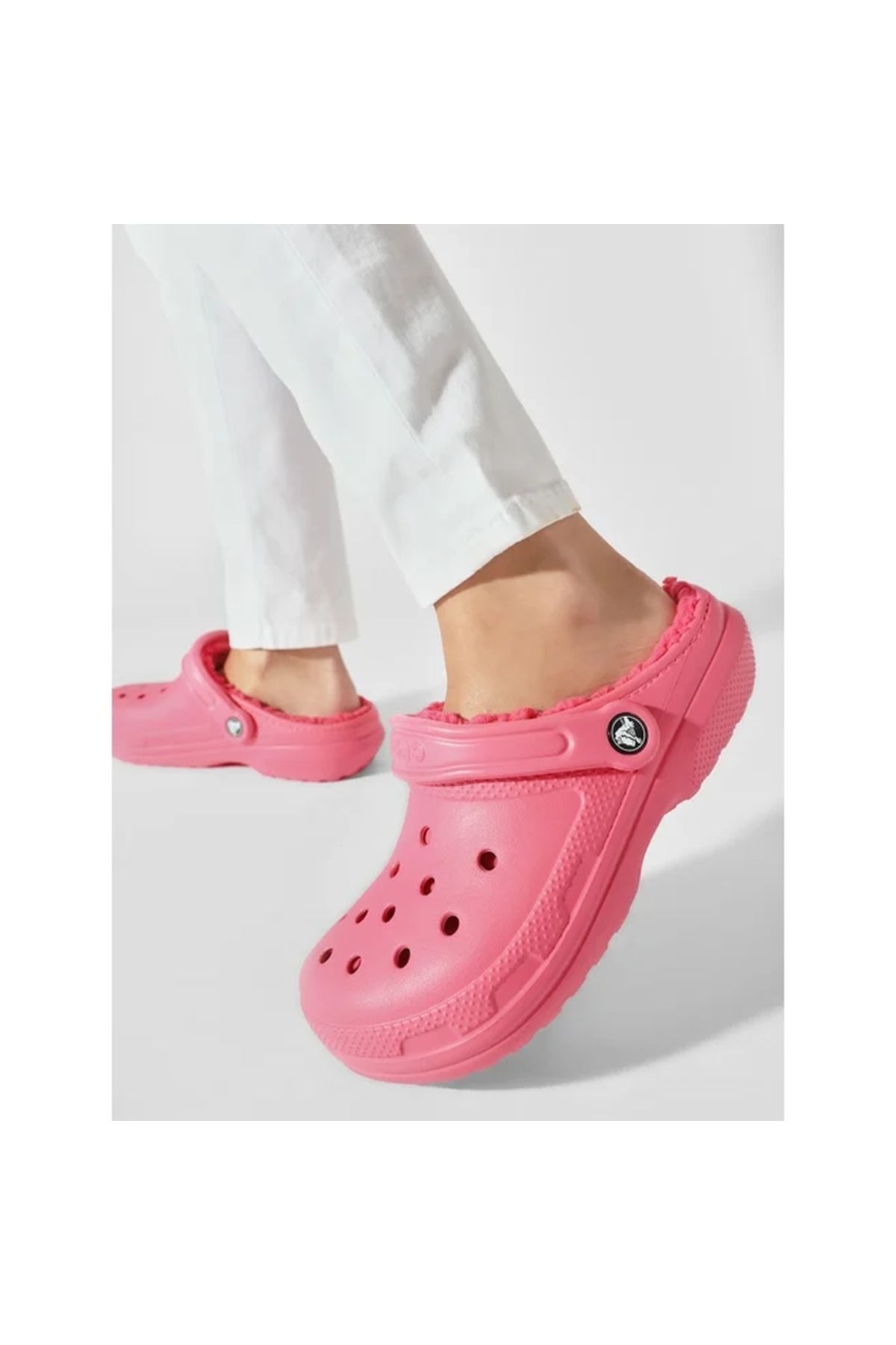 Classic lined clog pink on sale