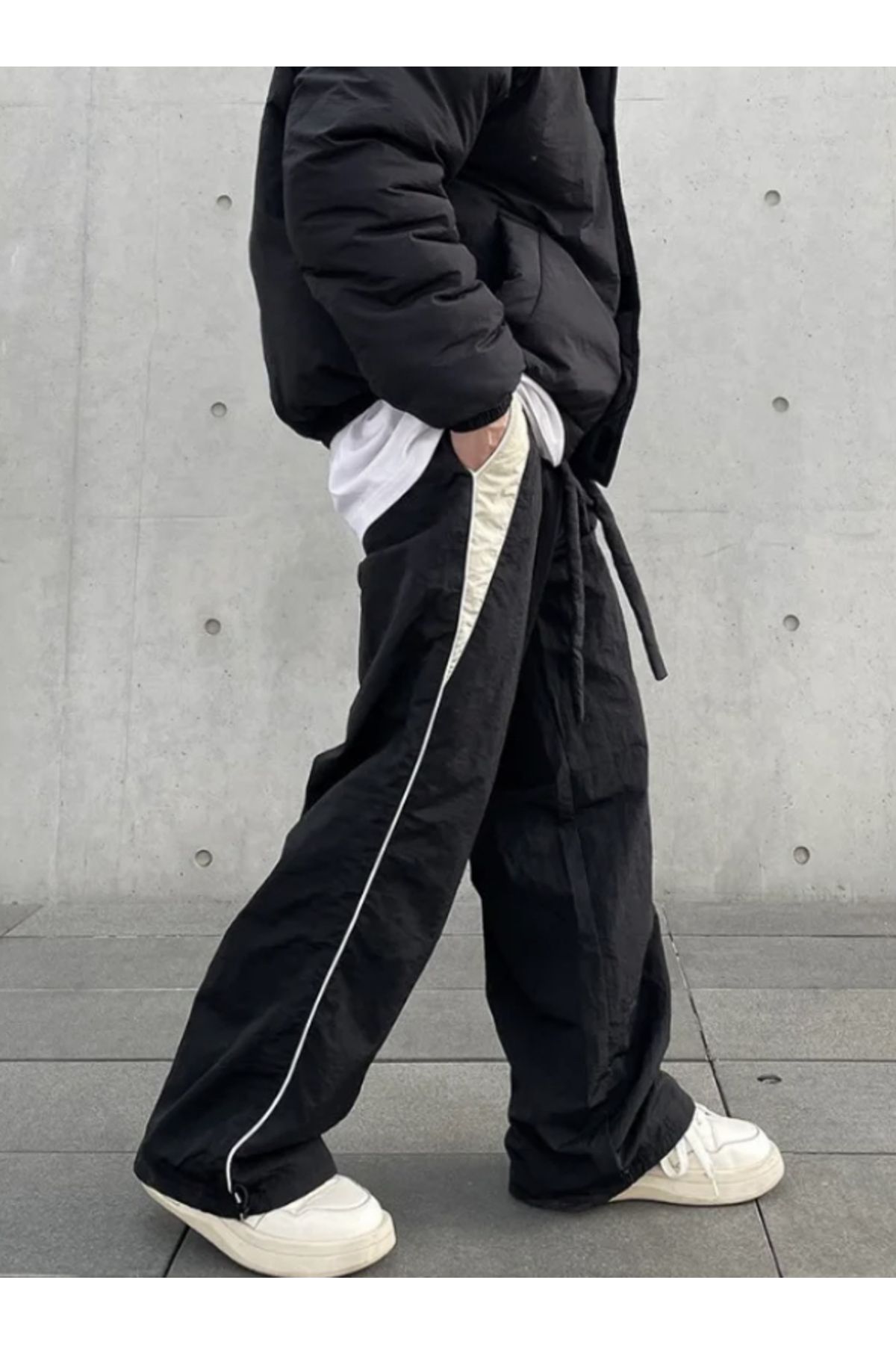 Black on clearance black track pants