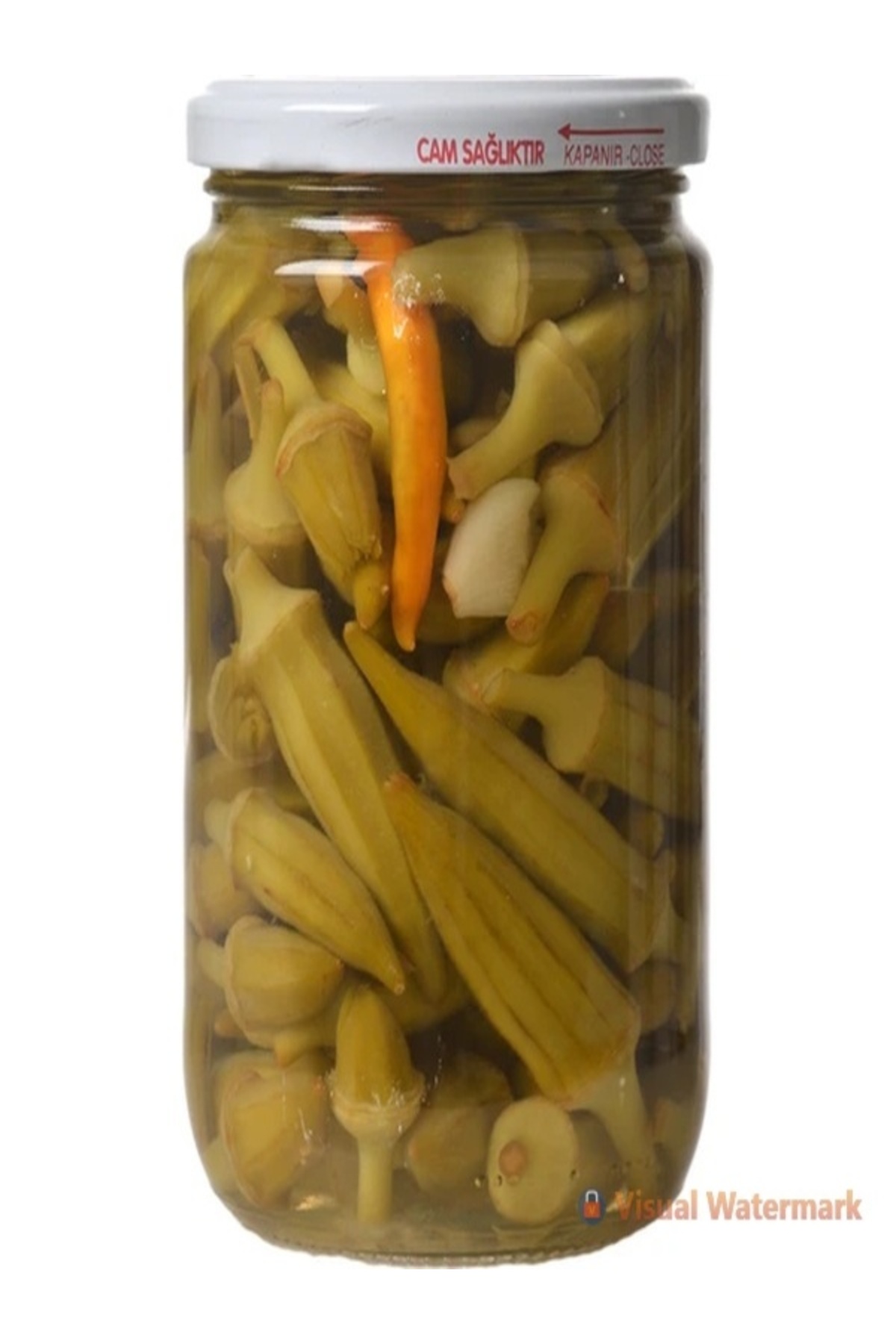 hayriye ana yöresel ürünler Bamya Turşusu 660 Cc .(EV YAPIMI,%100 DOĞAL,KATKISIZ)