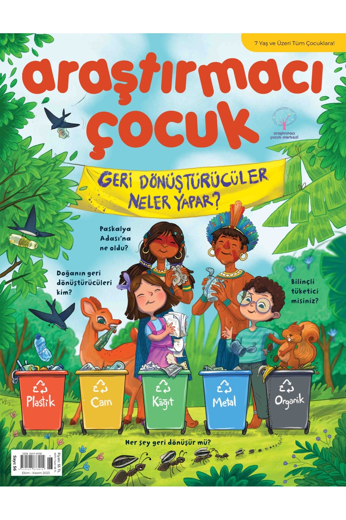 Araştırmacı Çocuk 56. Sayı: Geri Dönüştürücüler Neler Yapar?