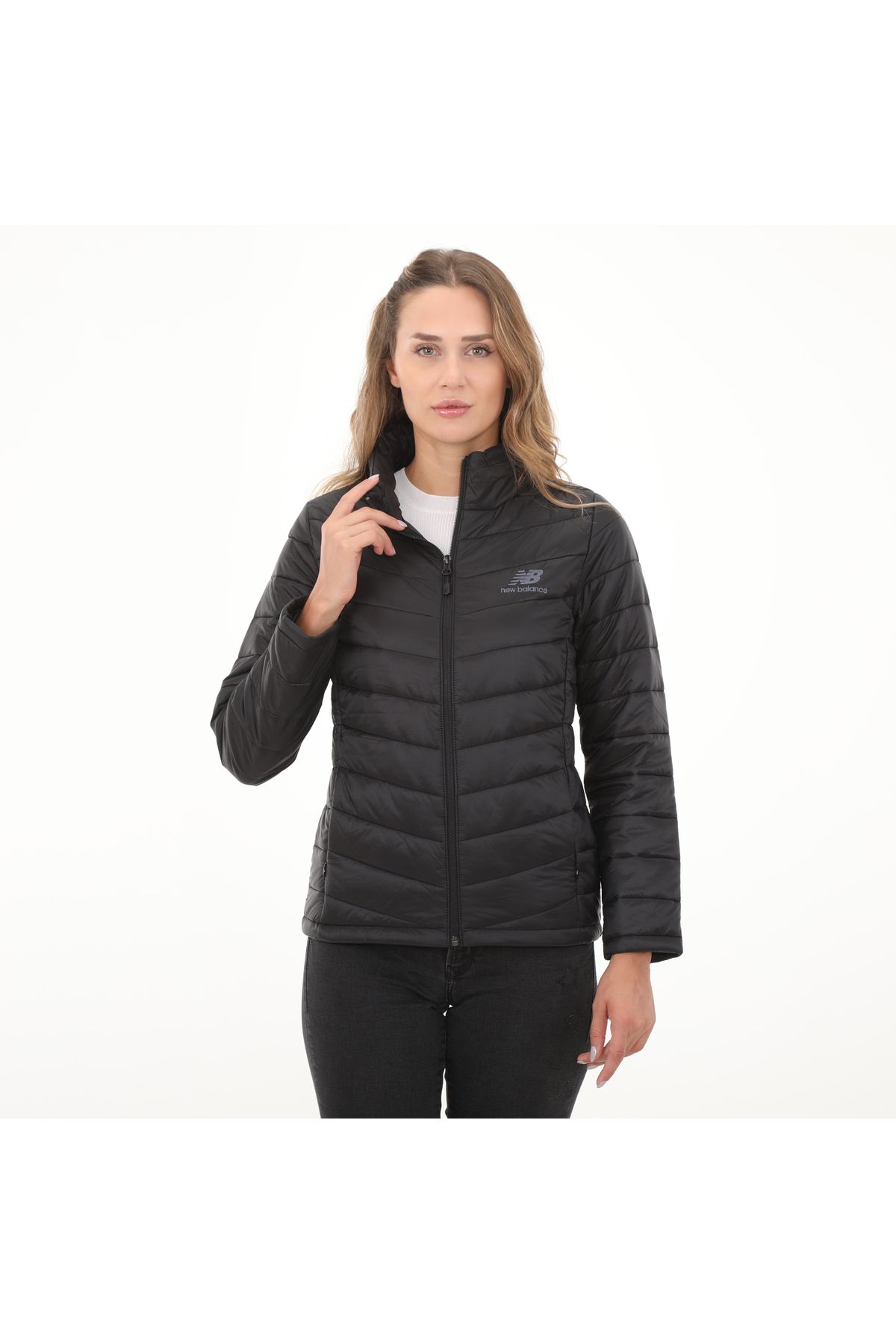New balance black discount jacket womens
