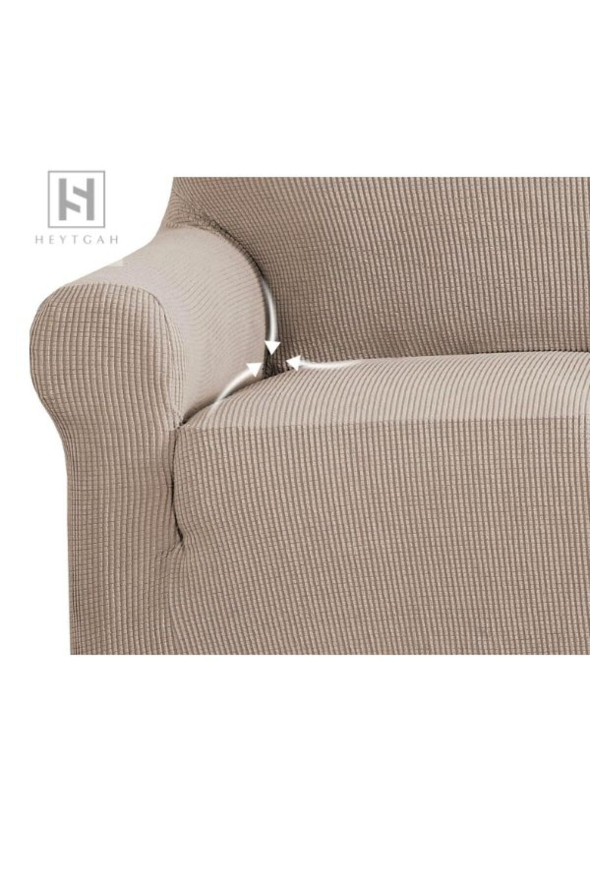 روکش مبل چند رنگ Lycra Stretch Lyded الگوی مربعی انعطاف پذیر Berjer CODE CONE COVER COVE CASE BAMBOO VISON HEYTGAH