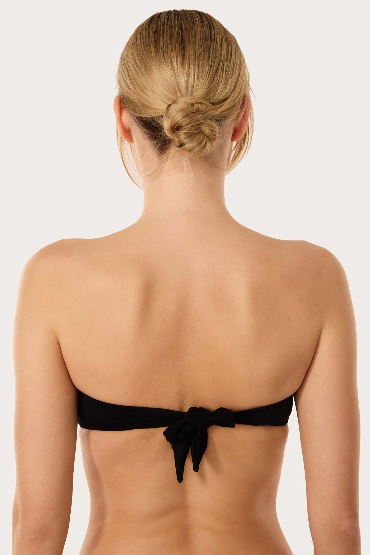 AYYILDIZ 63567 Black Strapless Bikini Top Trendyol