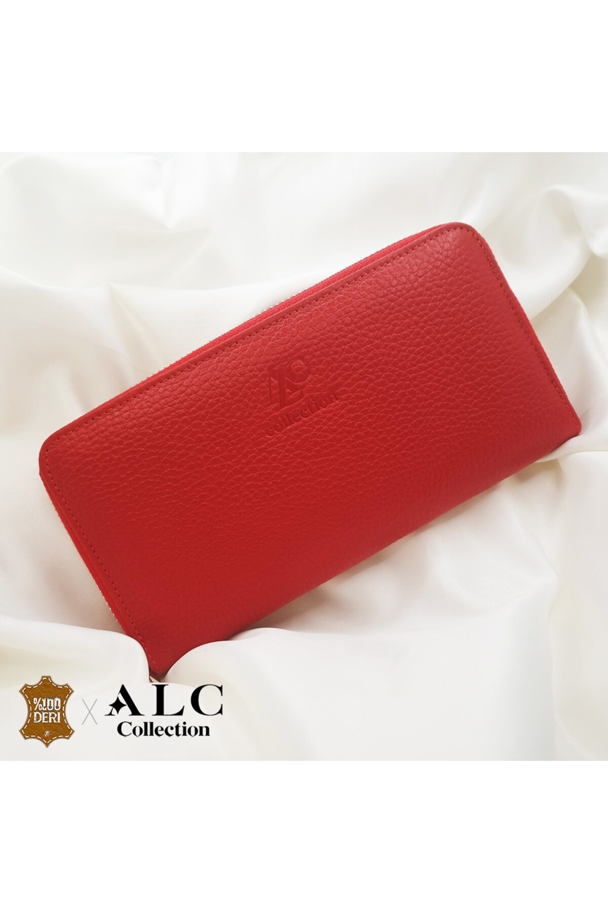 کیف پول مردانه قرمز ALC Collection | ALCC00001 اورجینال - تصویر 2
