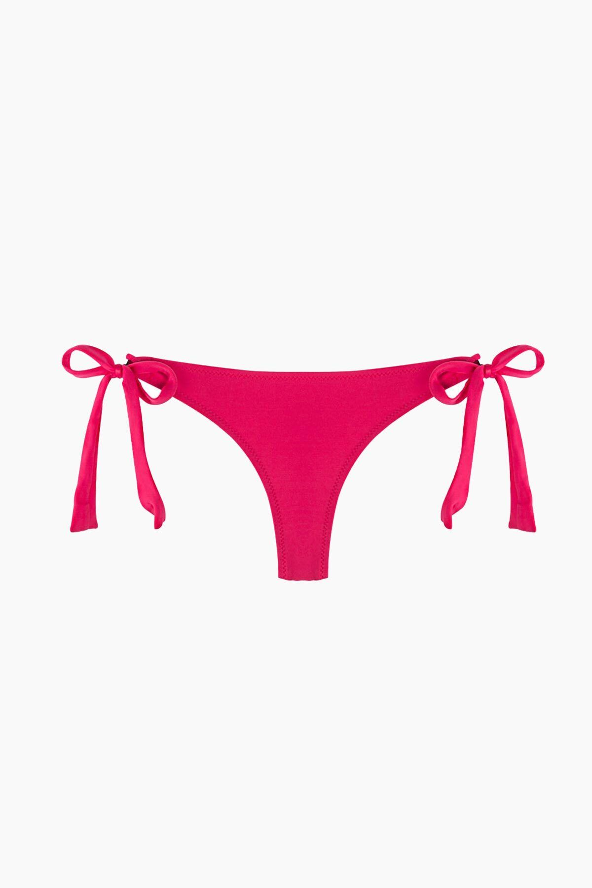 AYYILDIZ-63049 Red String Bikini Bottom 3