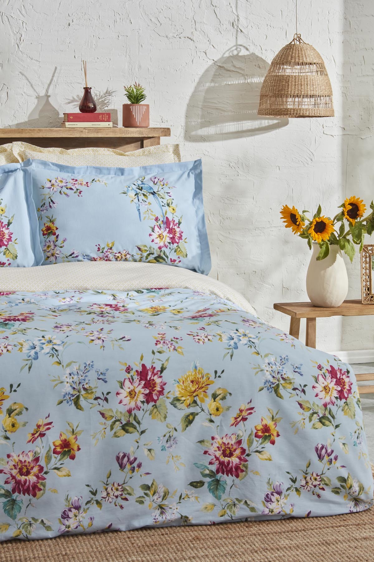 سرویس خواب  آبی Karaca Home | 200.22.05.0022 اورجینال - تصویر 3