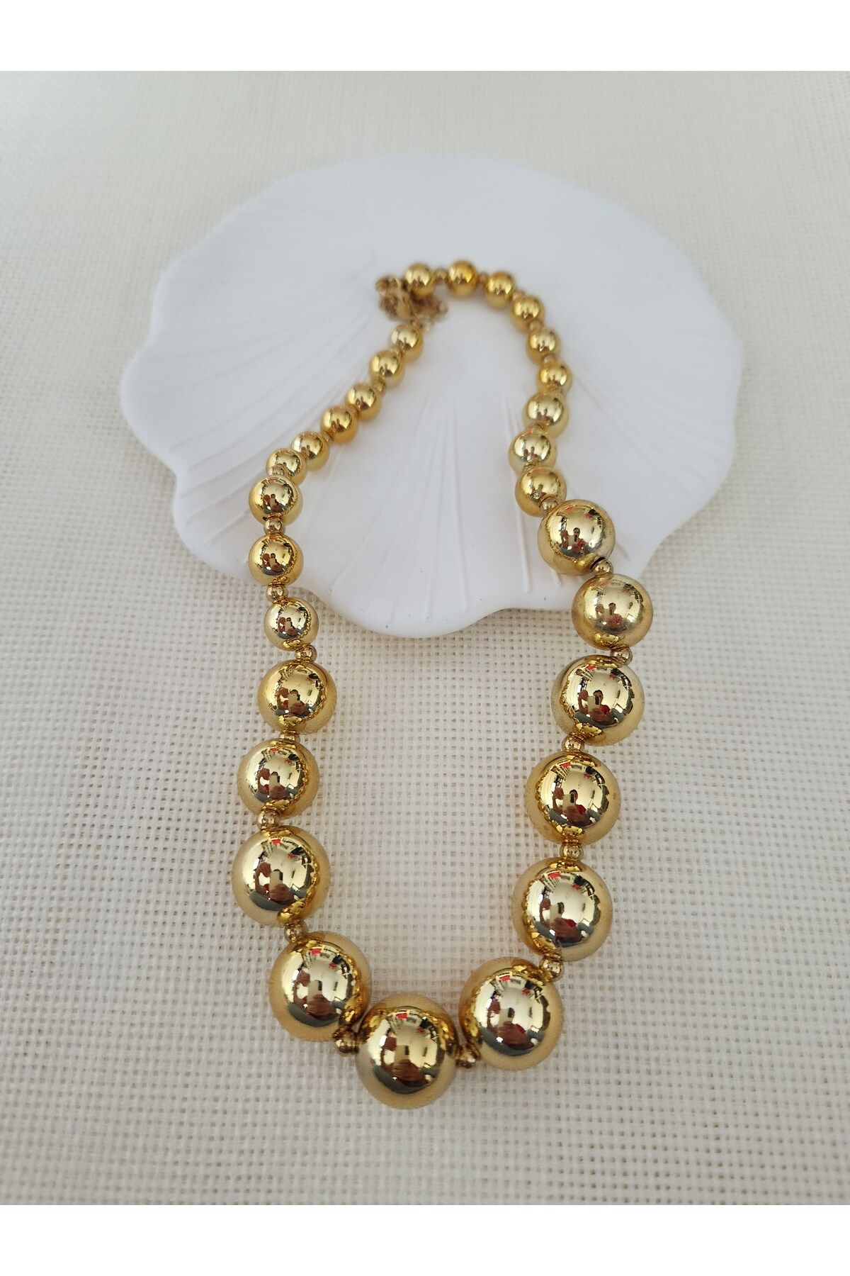 Ball shop bead necklace