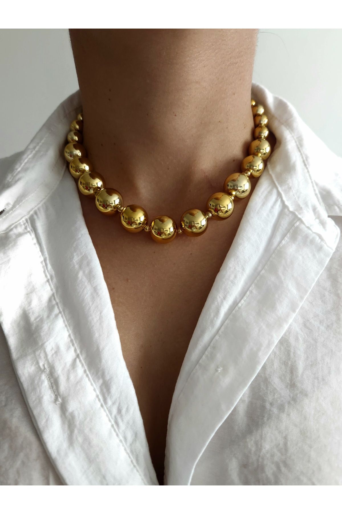 Large hotsell bead necklace