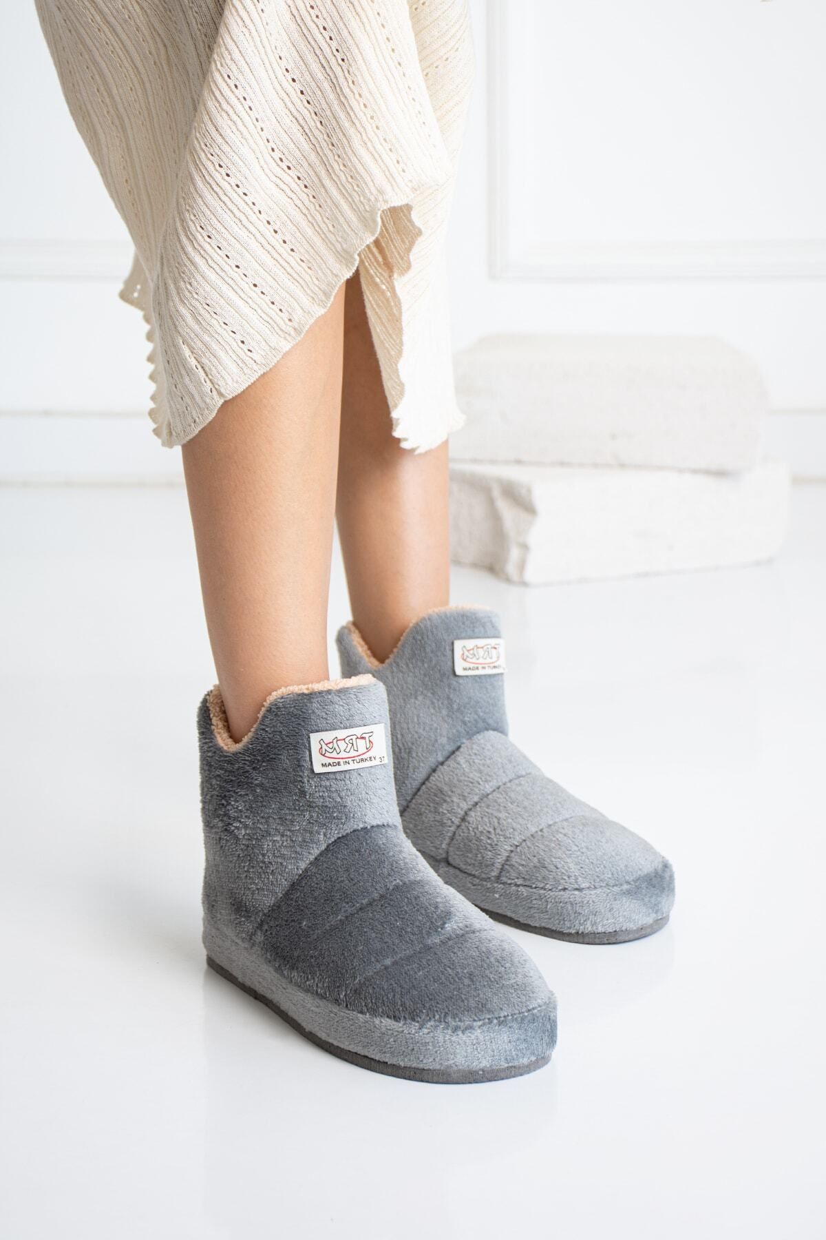 Gray flat boots women's shoes online