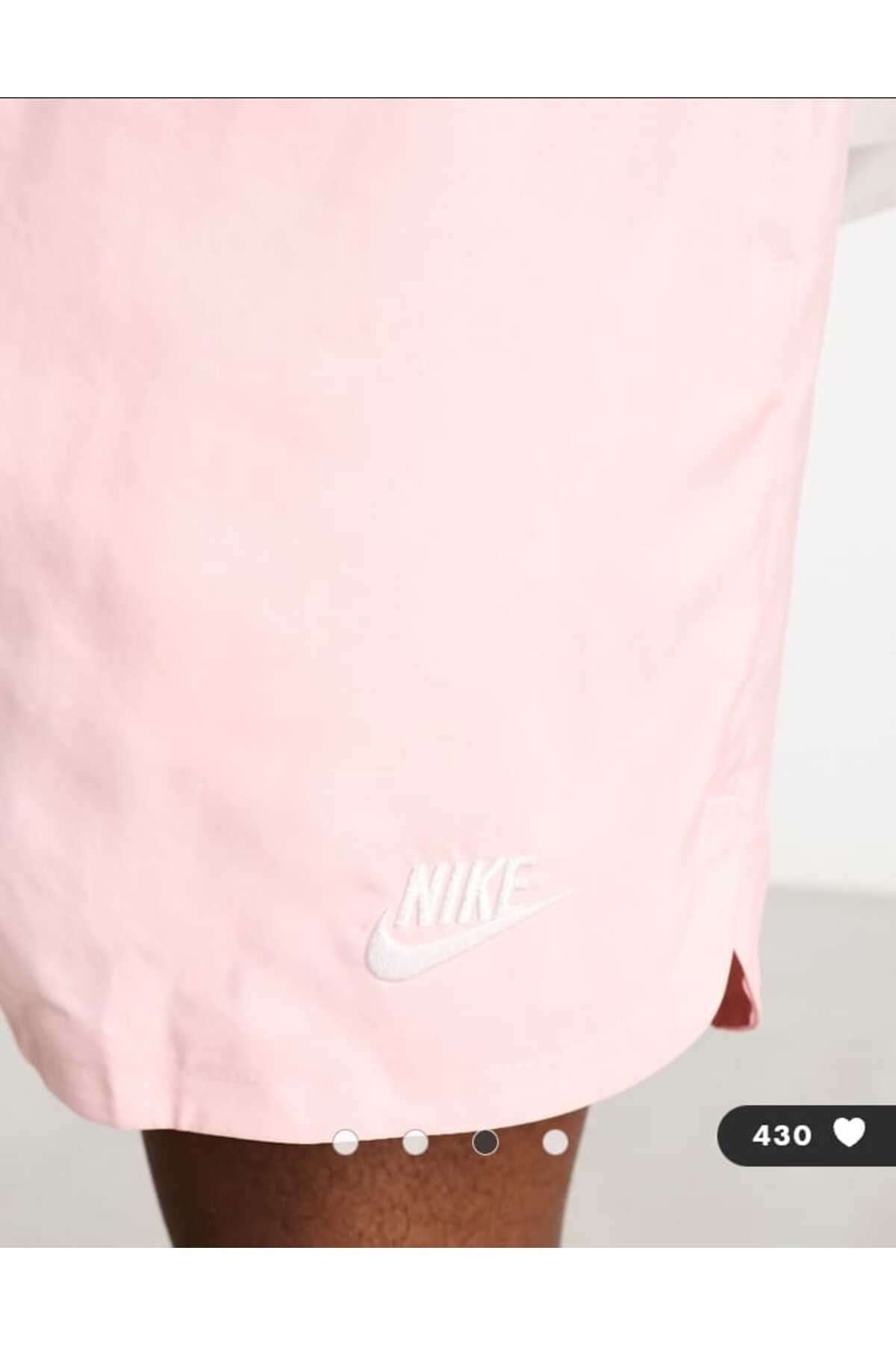 شورت و شلوارک مردانه صورتی نایکی | 98089000000000 اورجینال - تصویر 4