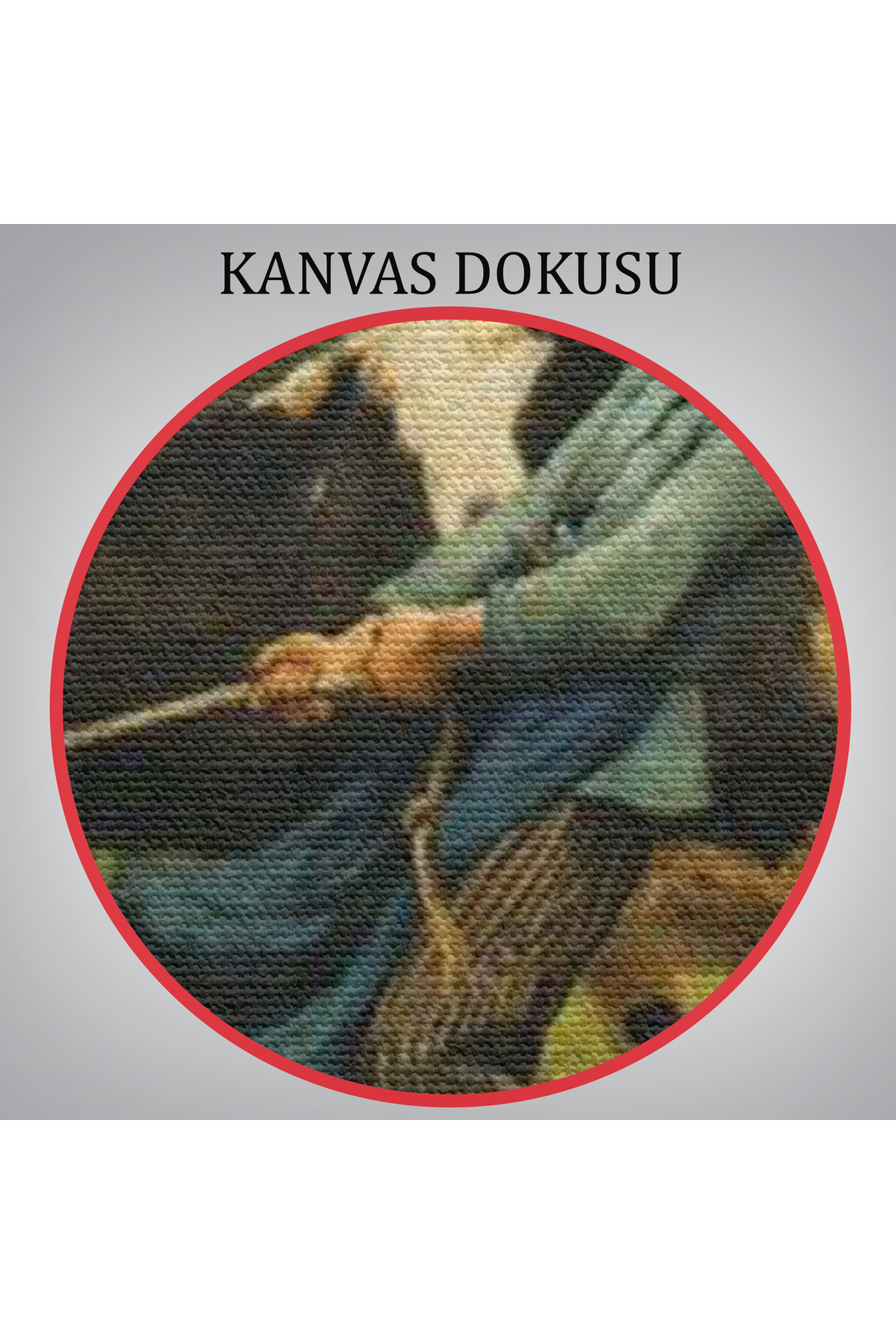 İneği Çeken Köylü Kızı Duvar Tablosu-6522 görsel 7